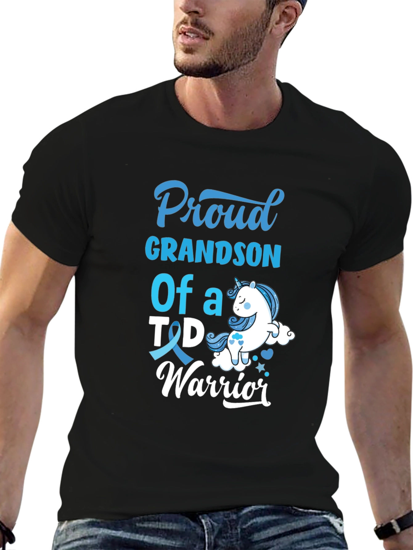Proud Grandson T1D Warrior T-Shirt