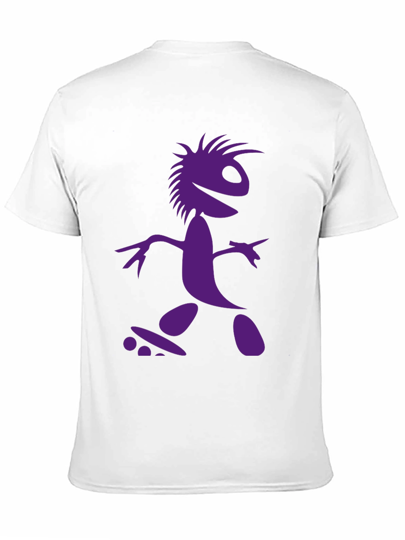 Skateboarding Character Graphic Tee - Black