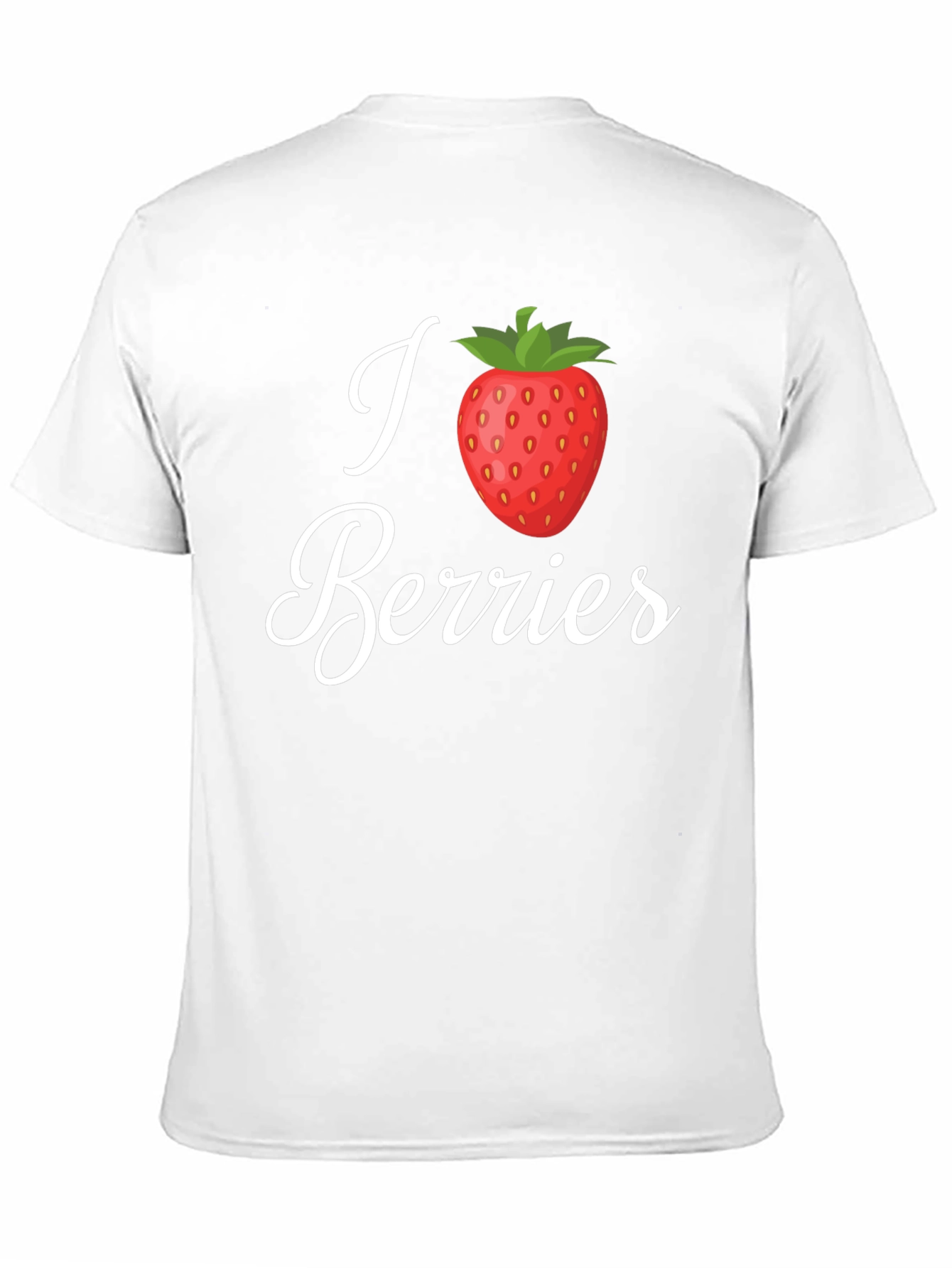I Heart Berries Black T-Shirt
