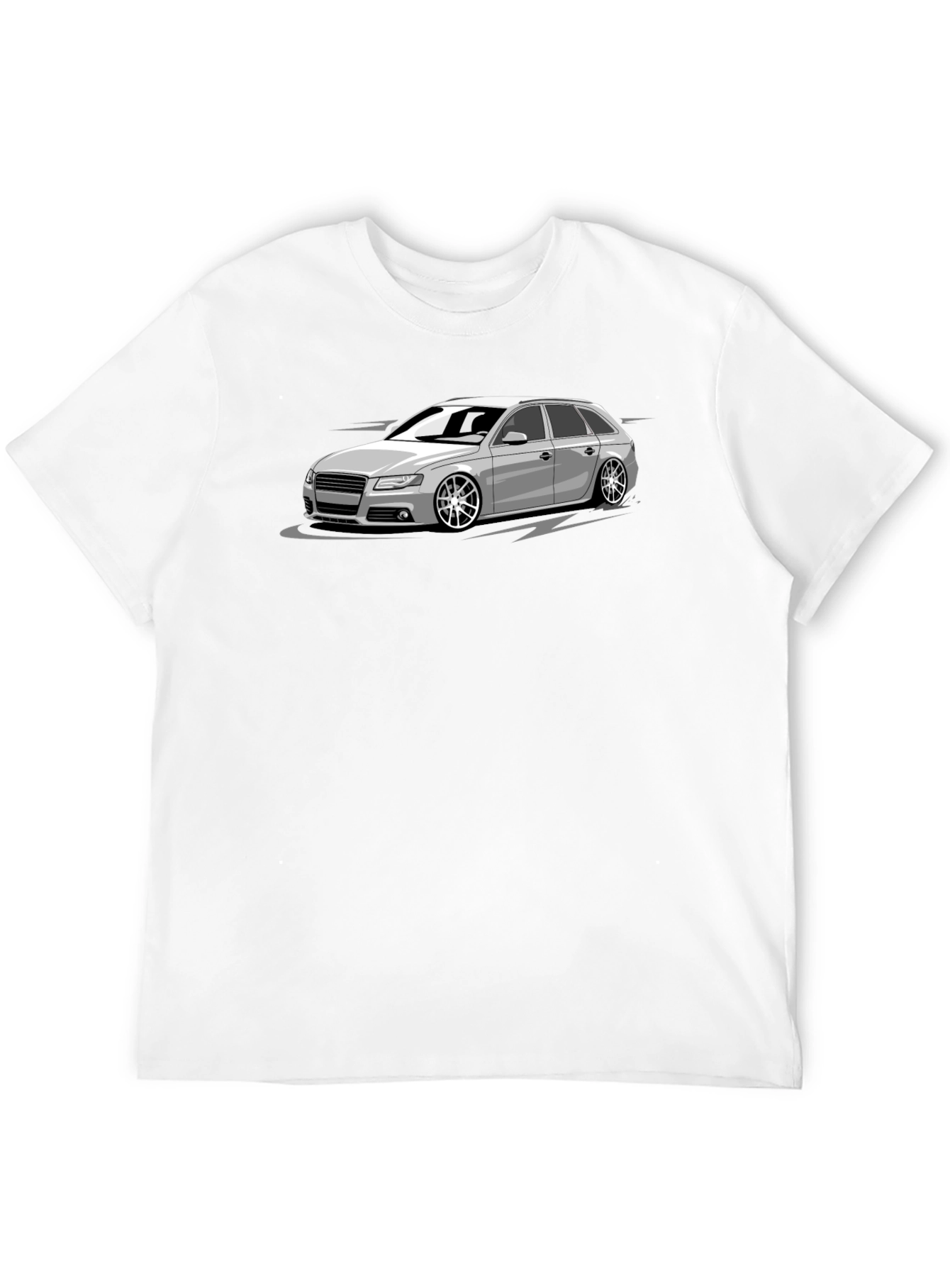 Cool Car Graphic T-Shirt - Black Cotton Tee