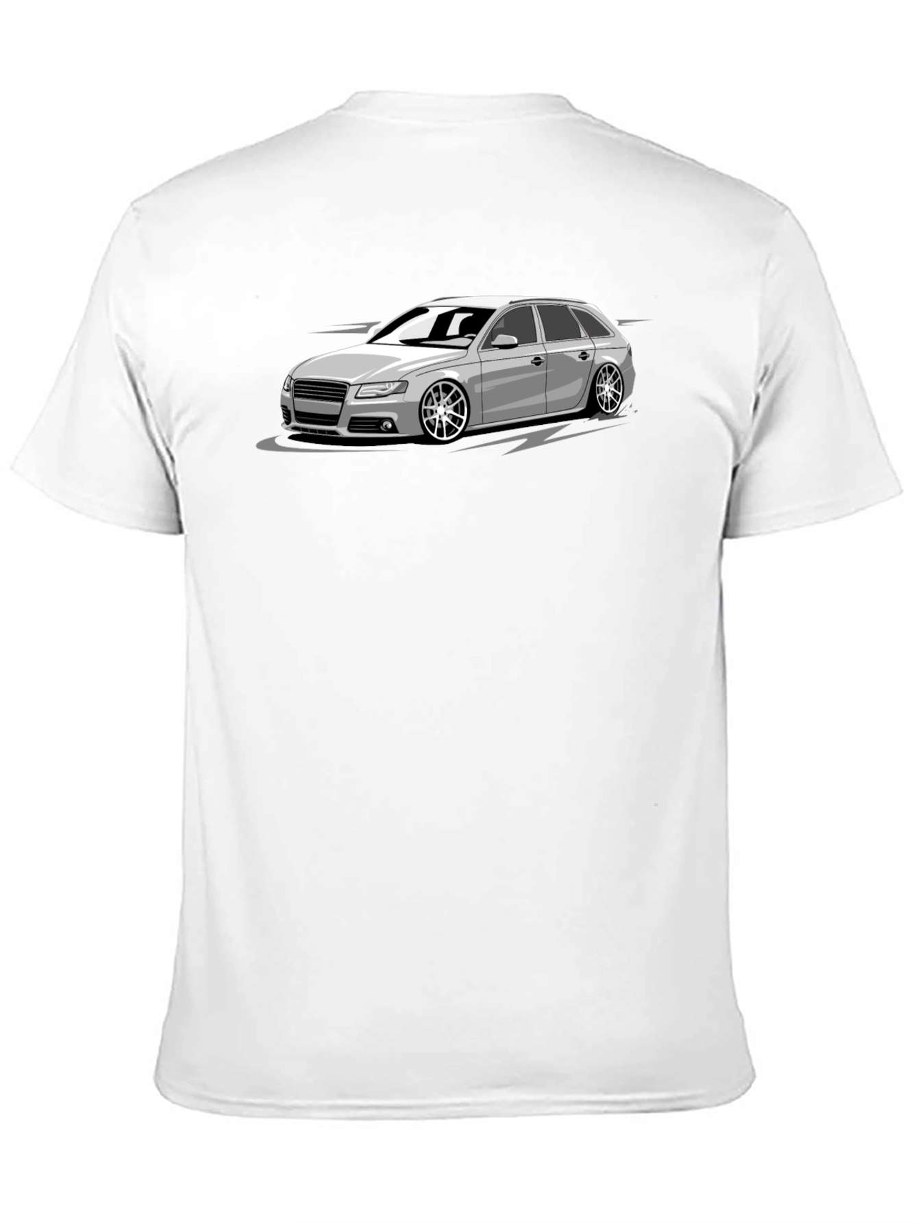 Cool Car Graphic T-Shirt - Black Cotton Tee