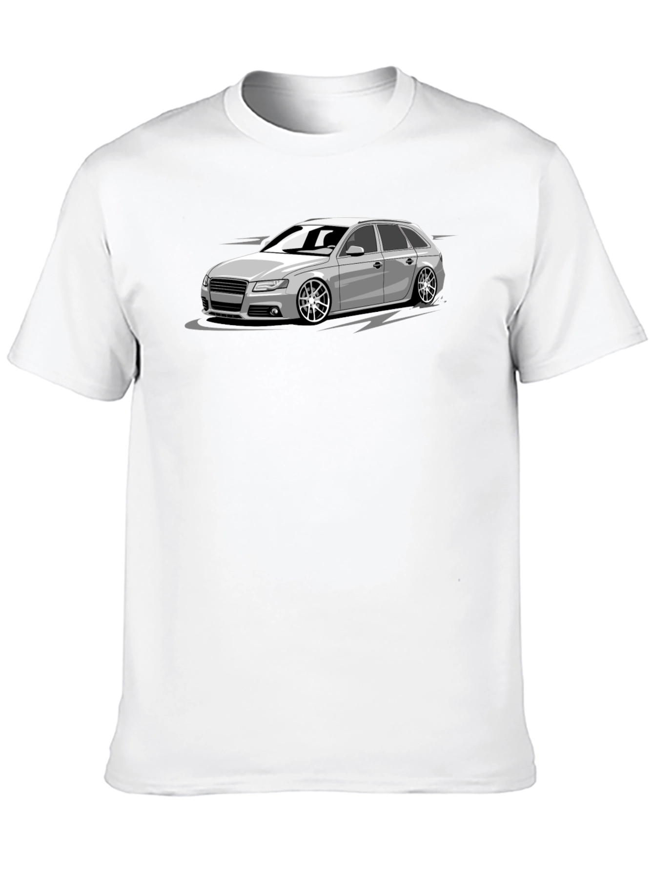 Cool Car Graphic T-Shirt - Black Cotton Tee