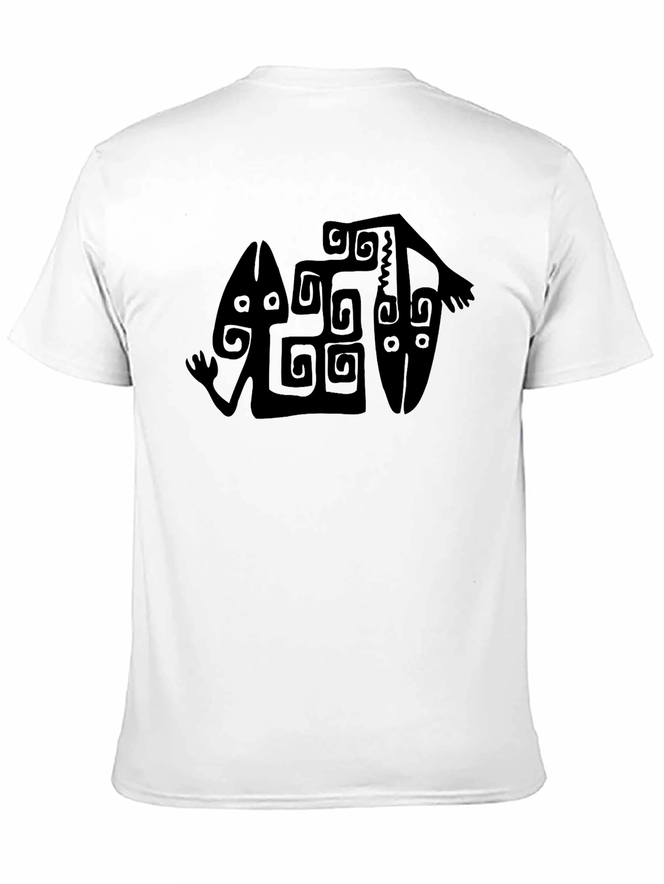 Tribal Art Black T-Shirt