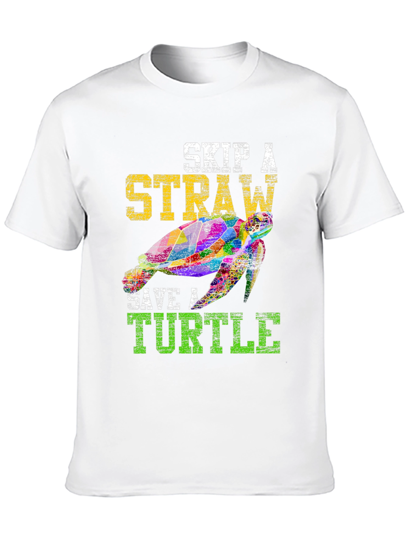 Skip A Straw Save A Turtle T-Shirt
