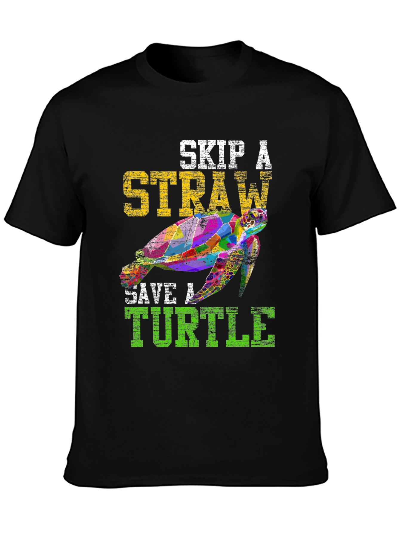 Skip A Straw Save A Turtle T-Shirt