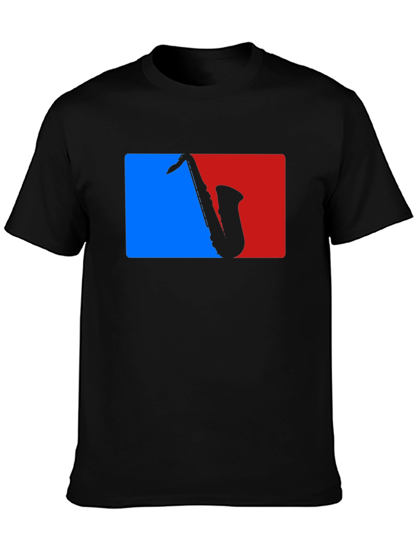 Saxophone Silhouette Graphic Tee - Music Lovers T-Shirt