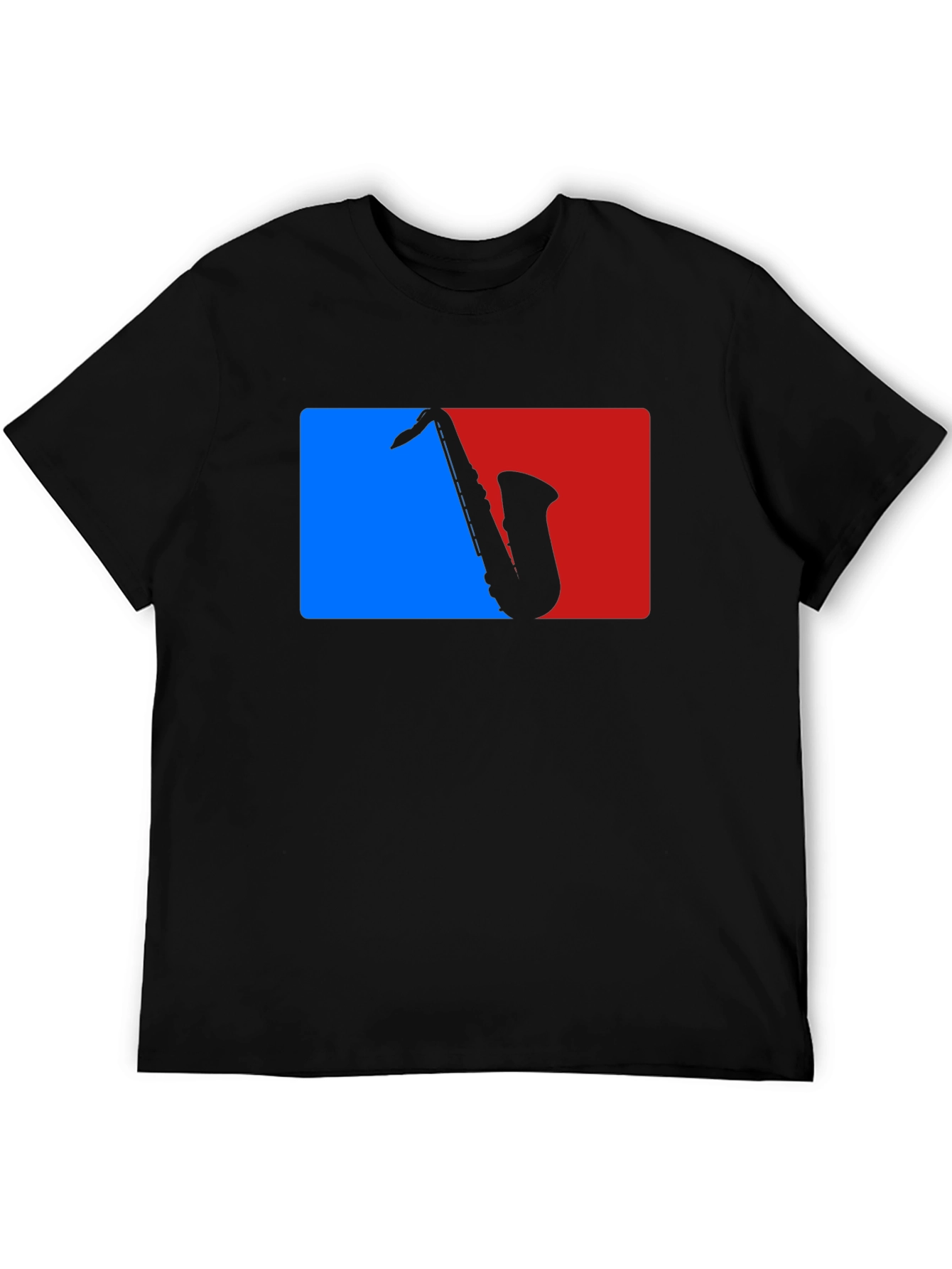 Saxophone Silhouette Graphic Tee - Music Lovers T-Shirt