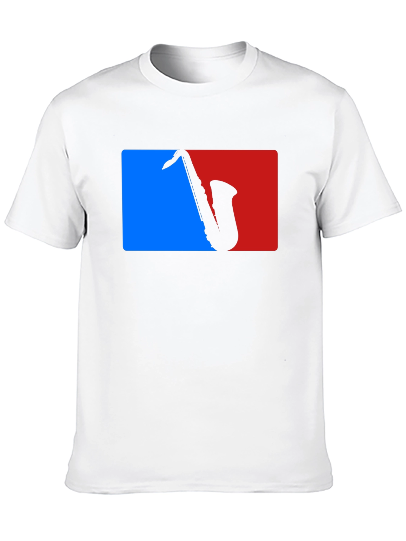 Saxophone Silhouette Graphic Tee - Music Lovers T-Shirt