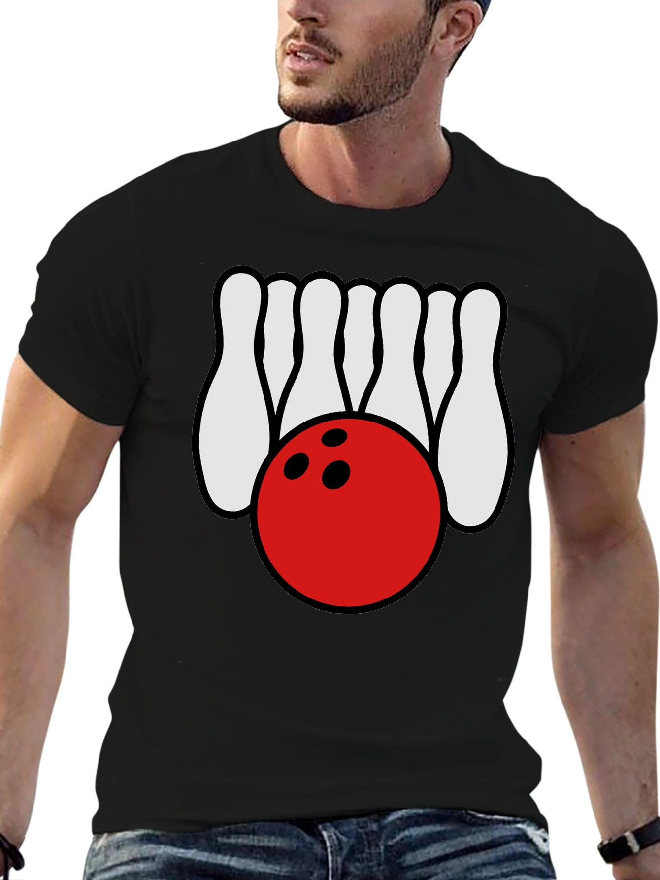 Bowling Strike Tee - Classic Bowling Design