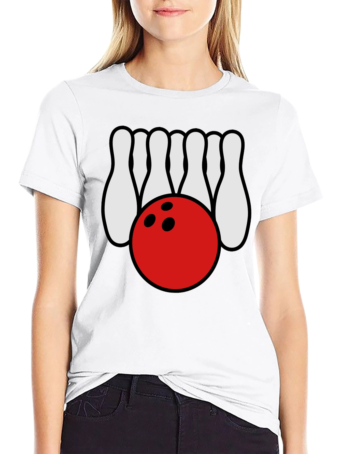 Bowling Strike Tee - Classic Bowling Design