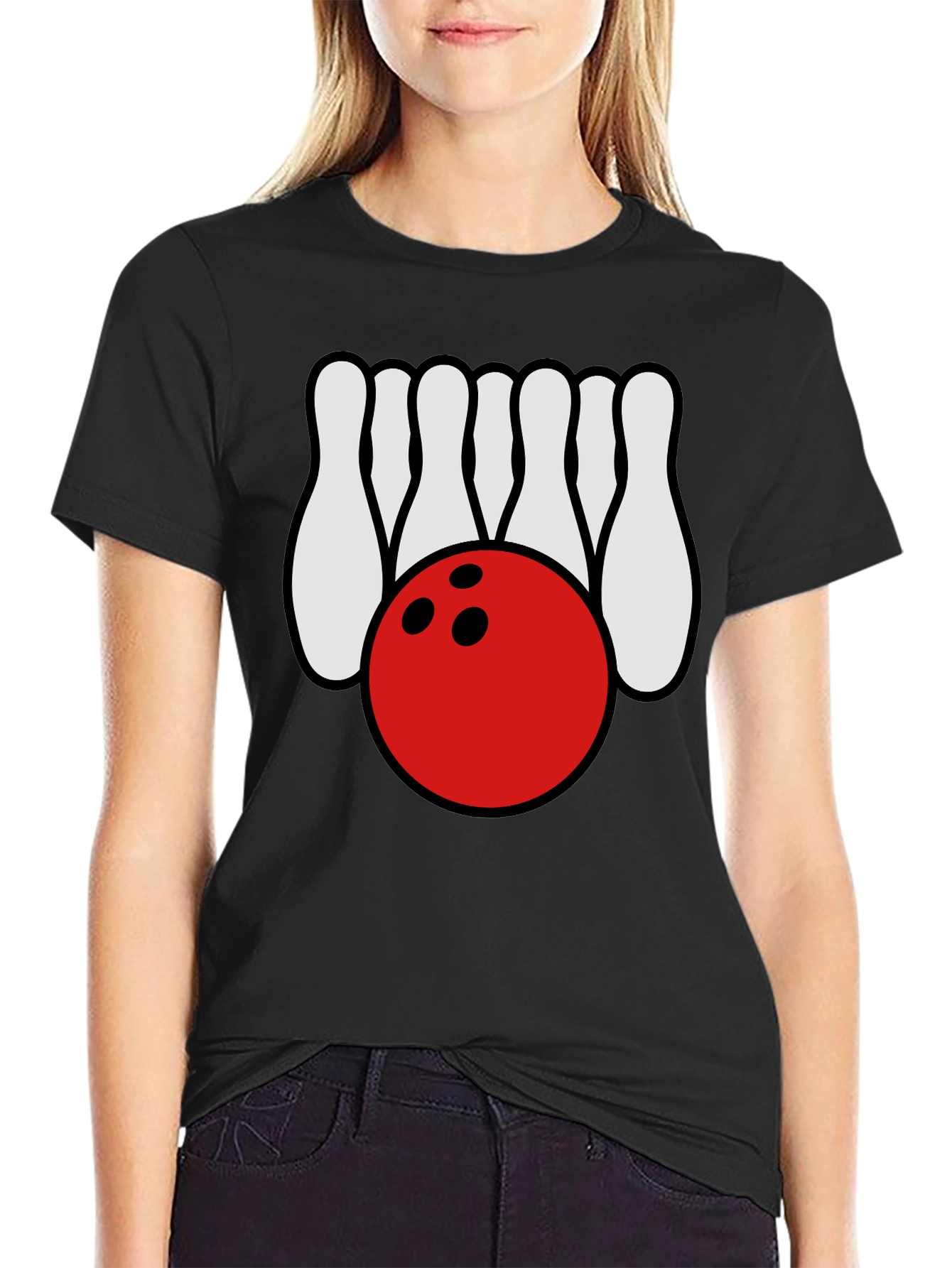 Bowling Strike Tee - Classic Bowling Design