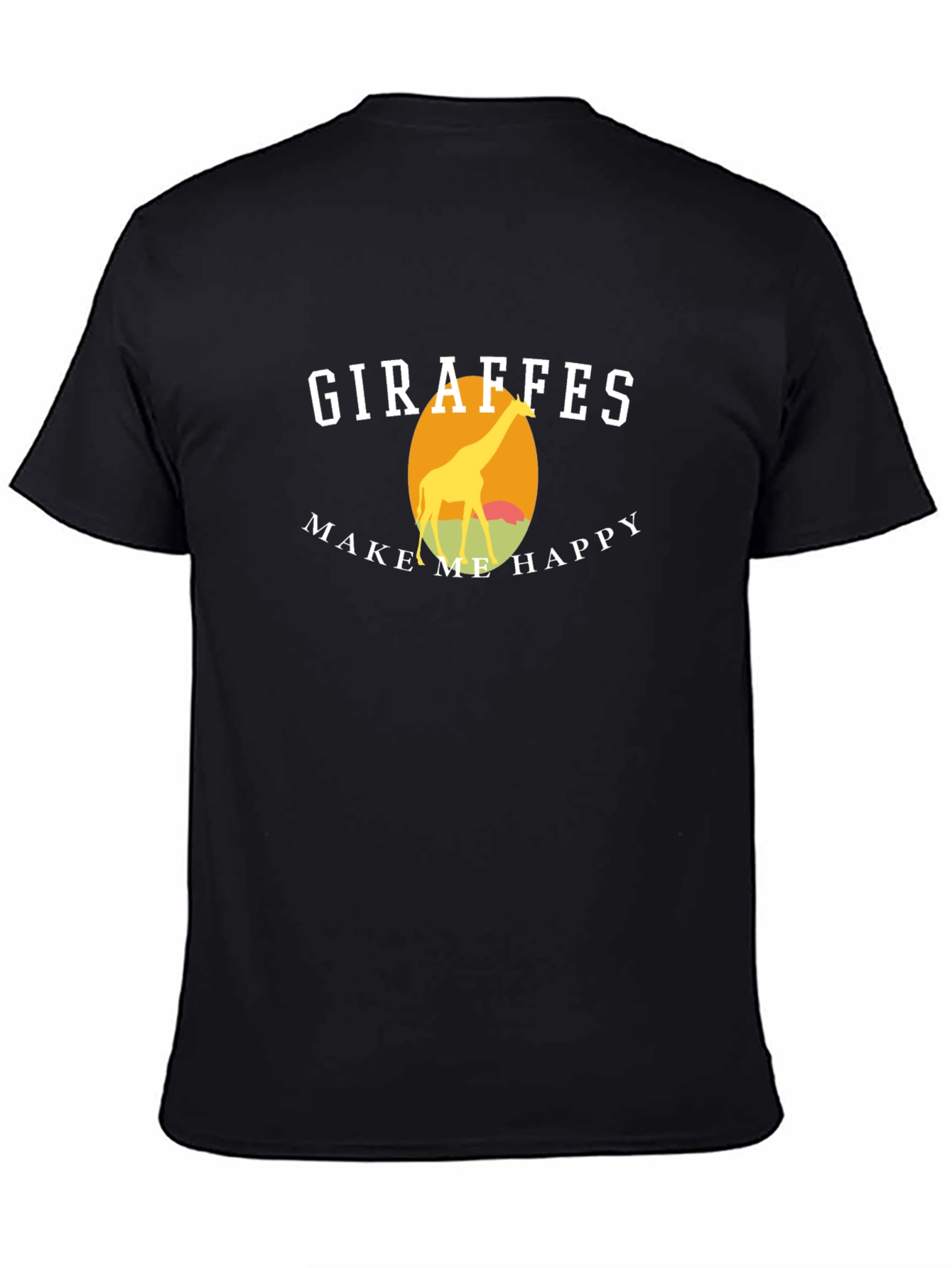 Giraffes Make Me Happy Graphic T-Shirt