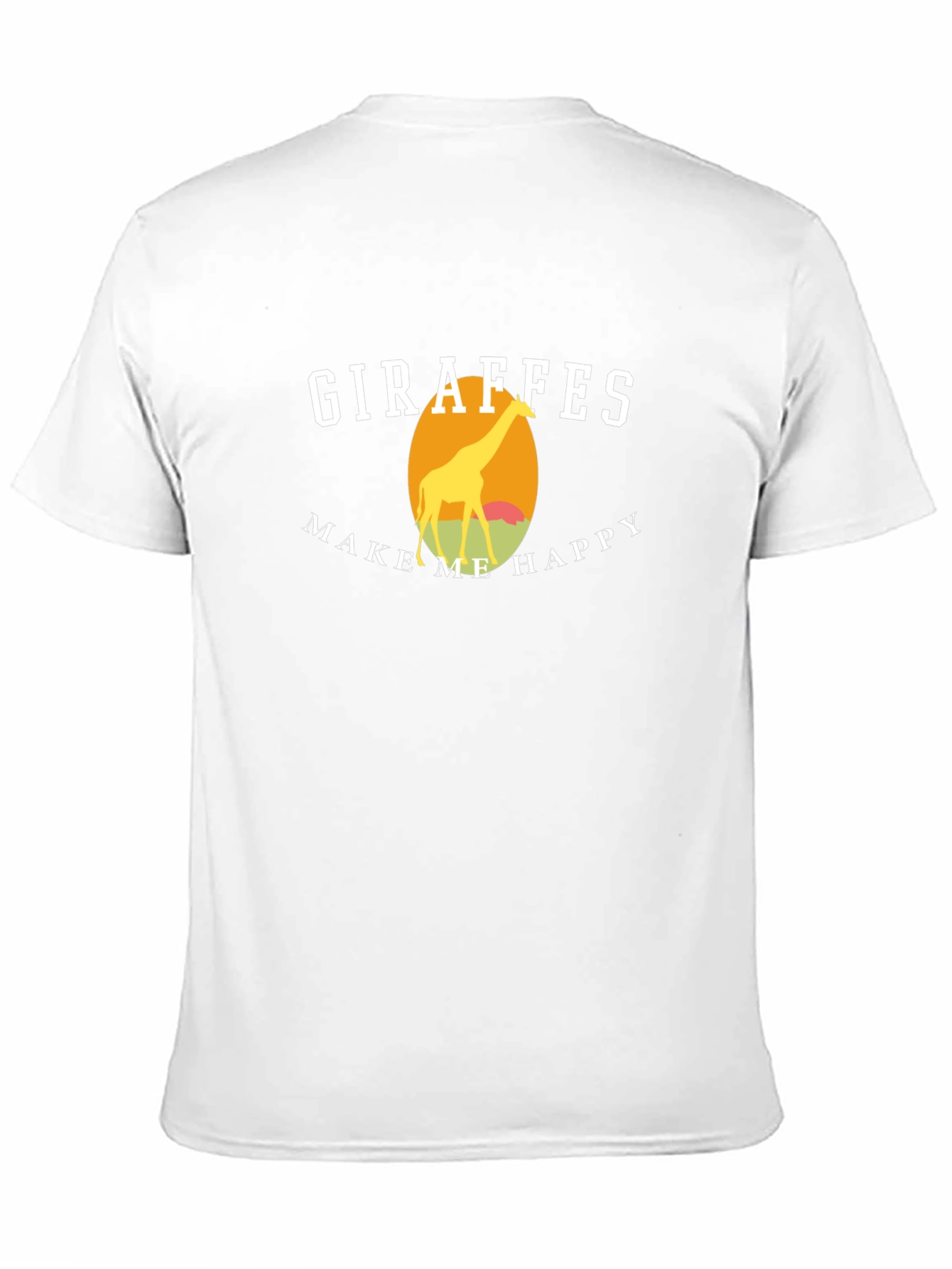 Giraffes Make Me Happy Graphic T-Shirt