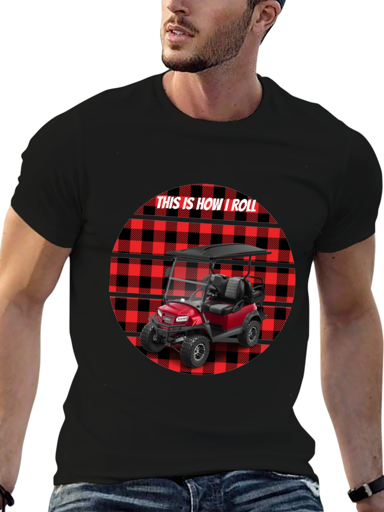 This Is How I Roll Golf Cart Tee
