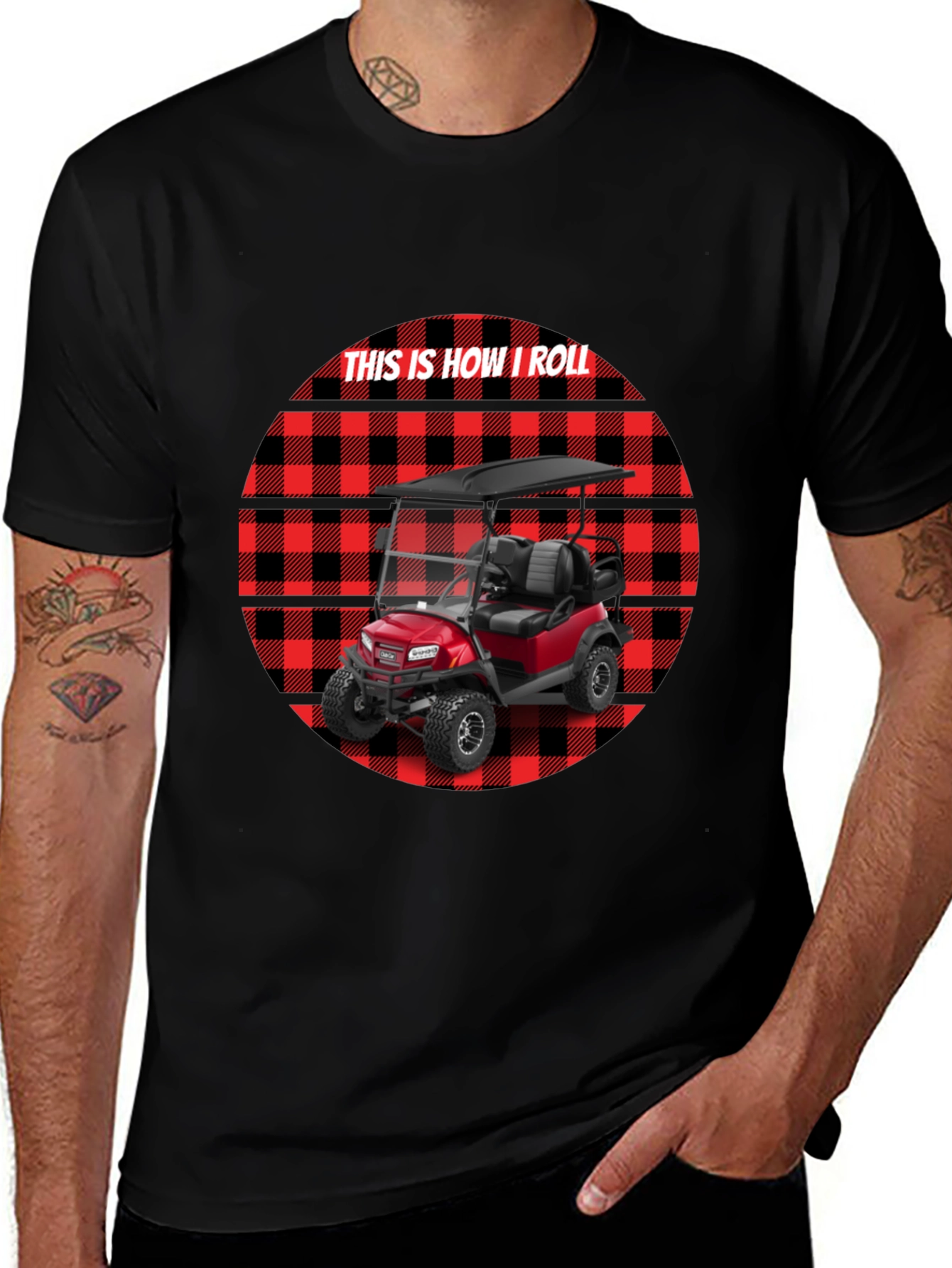 This Is How I Roll Golf Cart Tee