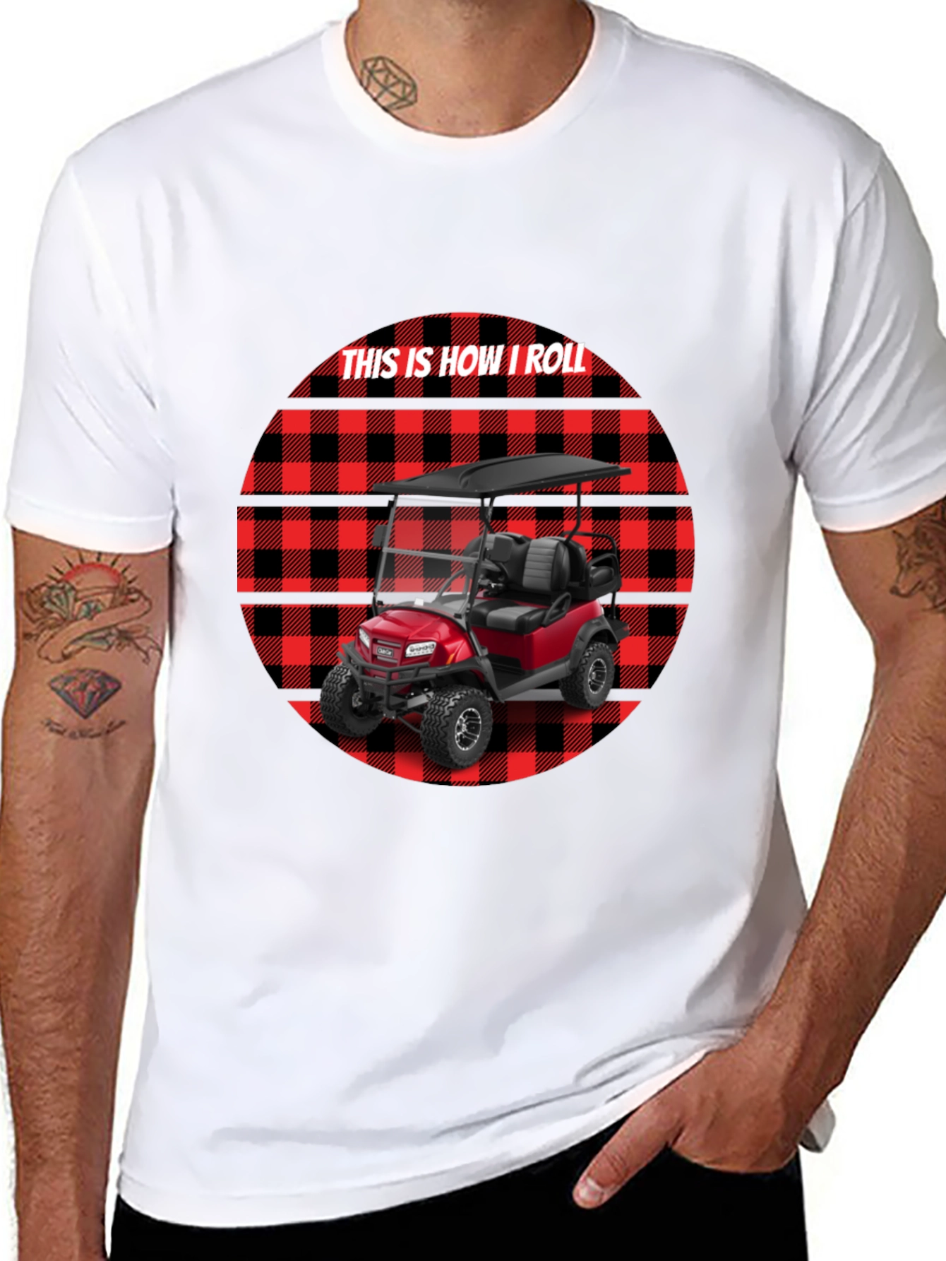 This Is How I Roll Golf Cart Tee