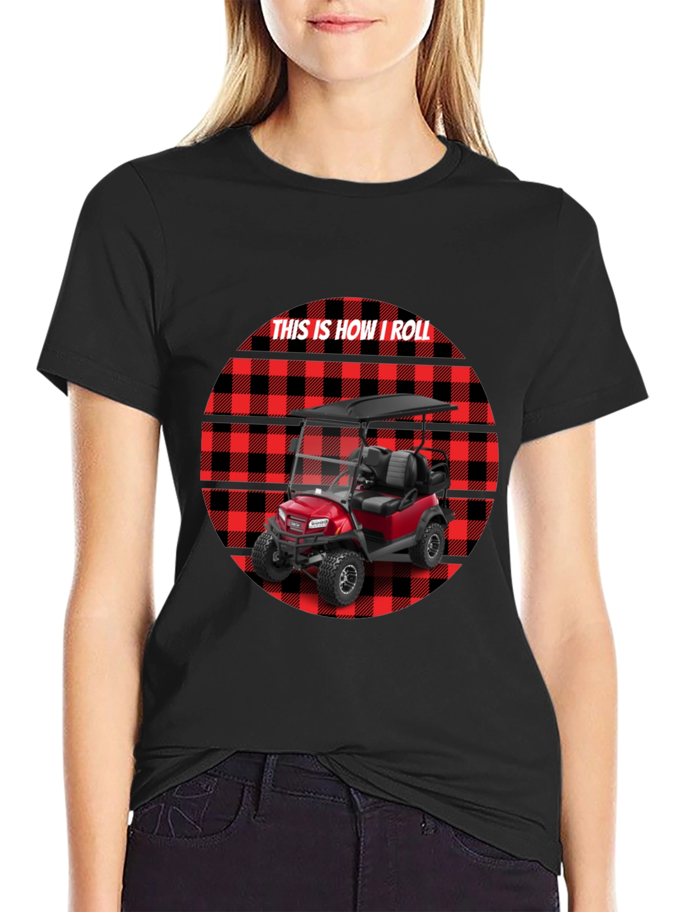 This Is How I Roll Golf Cart Tee