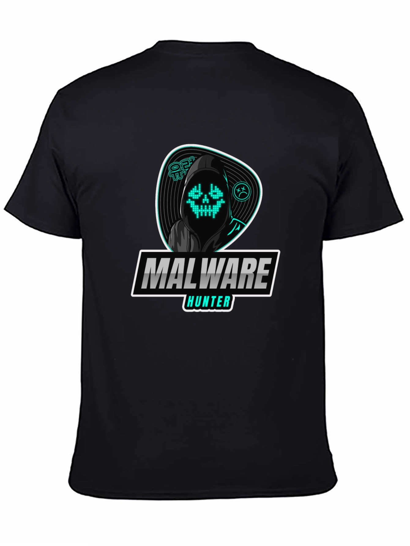 Malware Hunter Graphic T-Shirt - Hacker Style