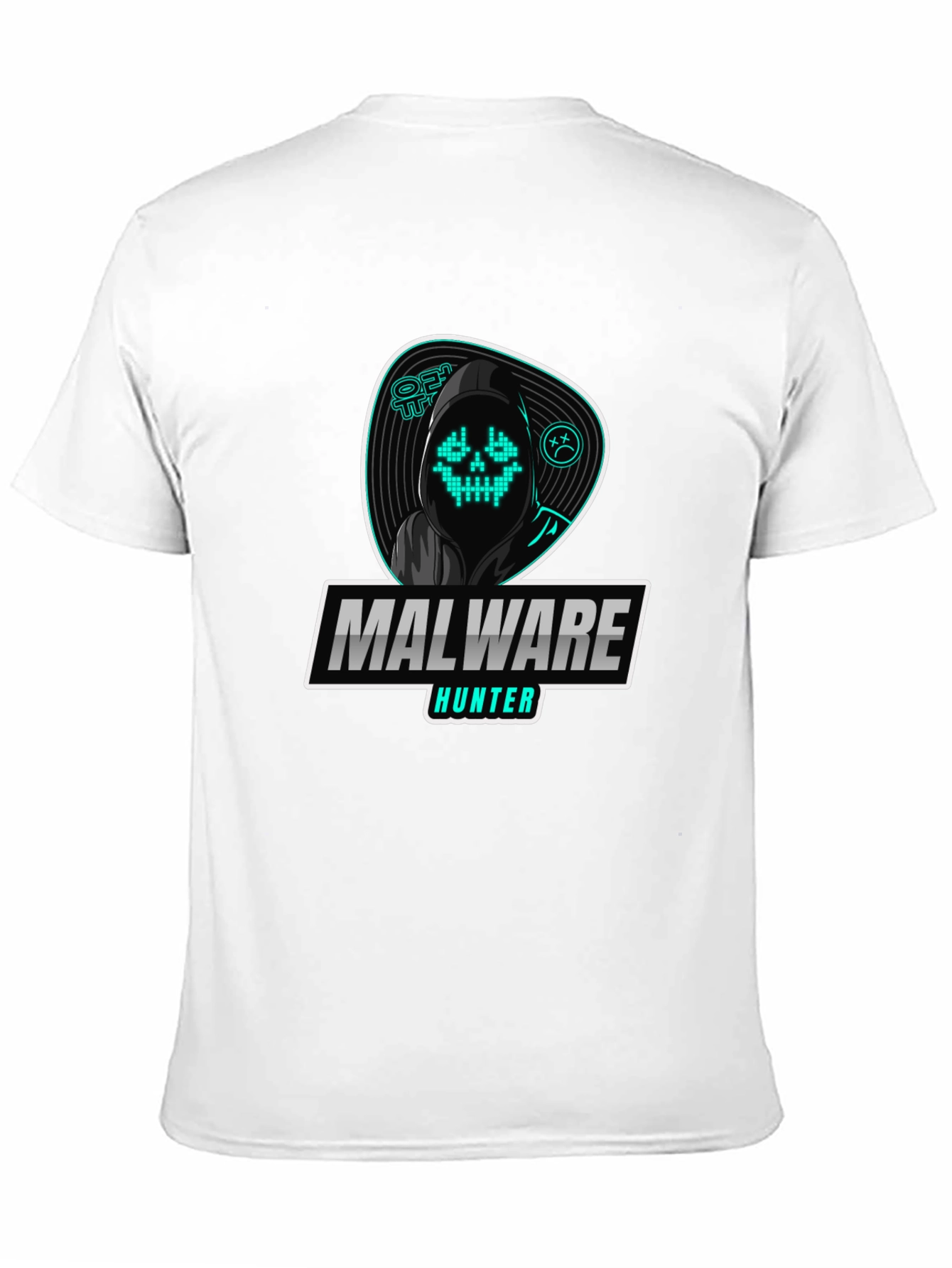 Malware Hunter Graphic T-Shirt - Hacker Style