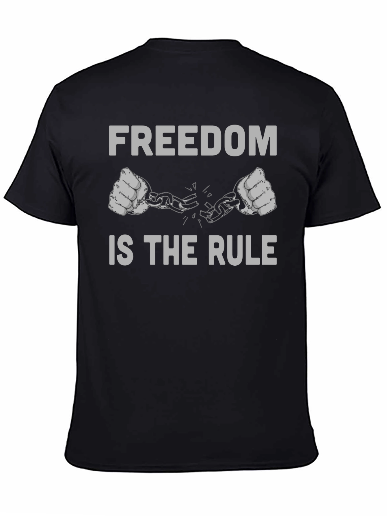 Freedom is the Rule Graphic Tee - Black