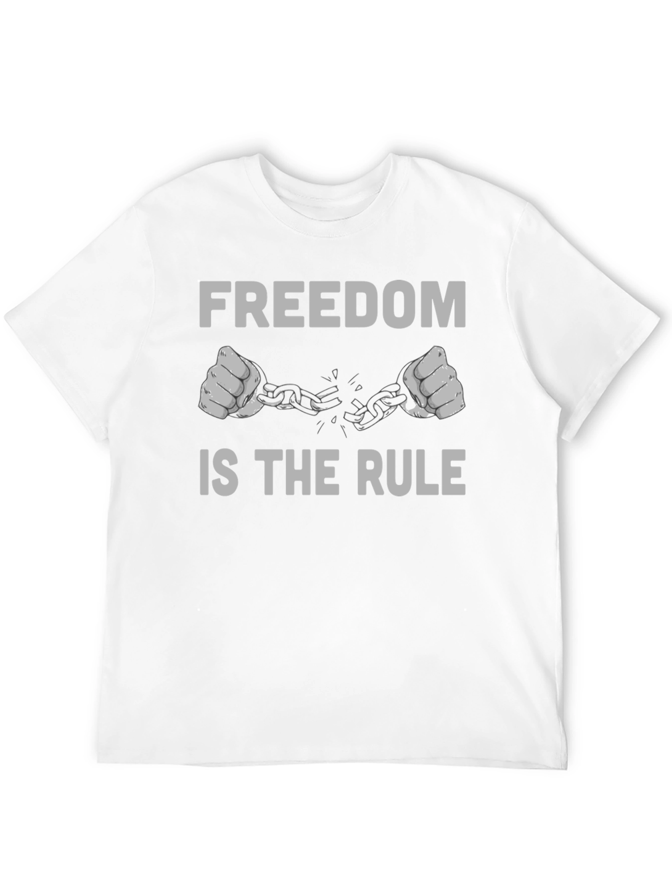Freedom is the Rule Graphic Tee - Black