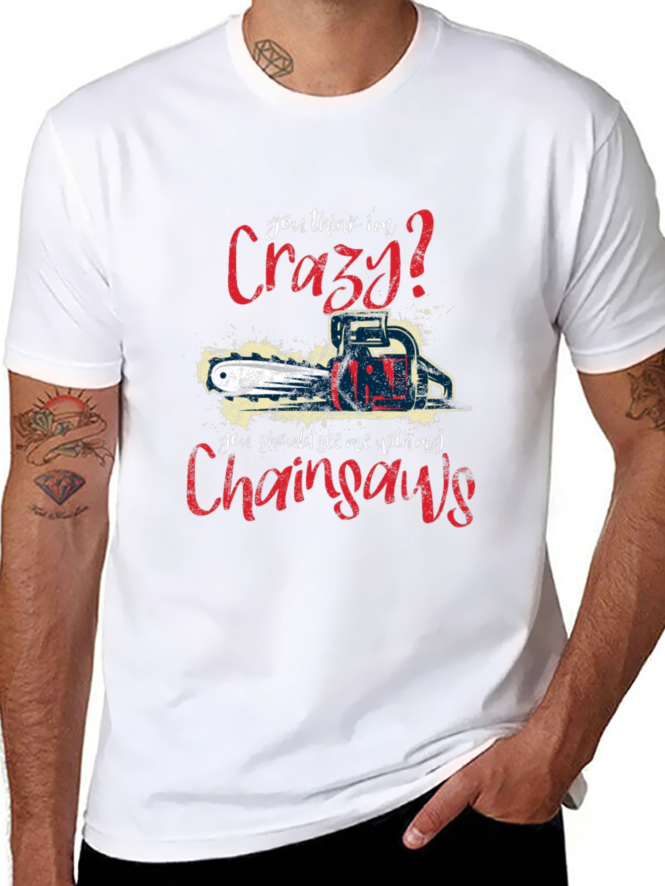 Crazy Chainsaw T-Shirt