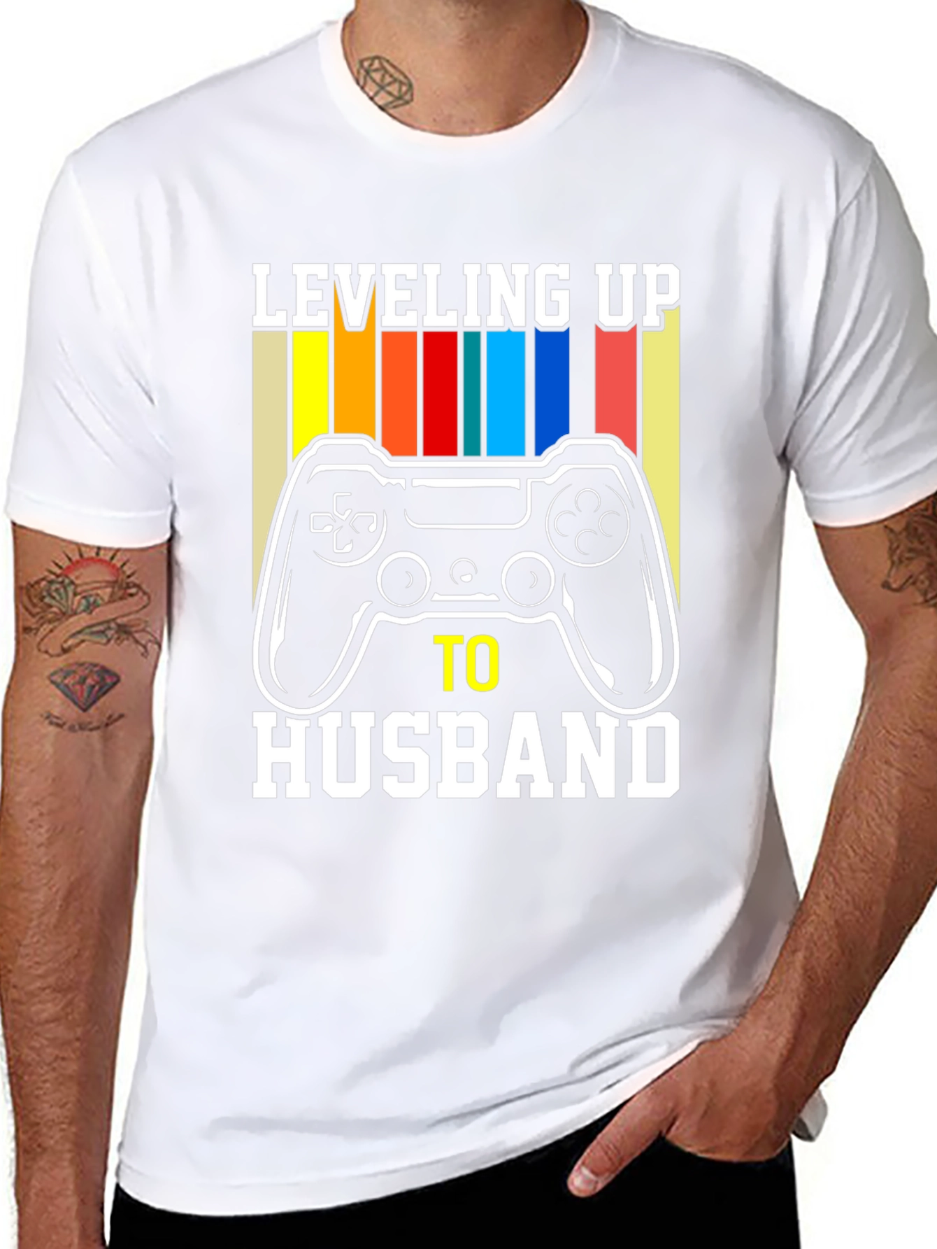 Leveling Up to Husband T-Shirt