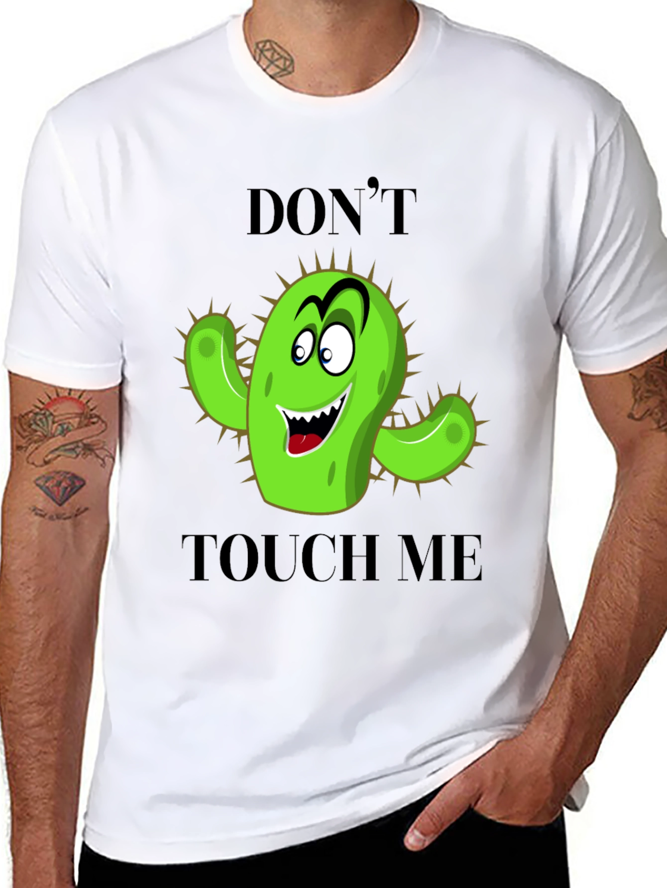 Dont Touch Me Cactus Graphic Tee