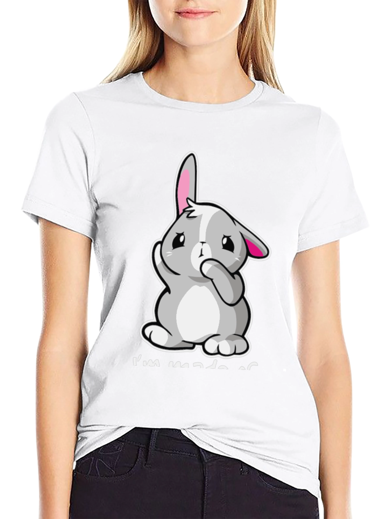 Cute Bunny T-Shirt - Im Made of Sass