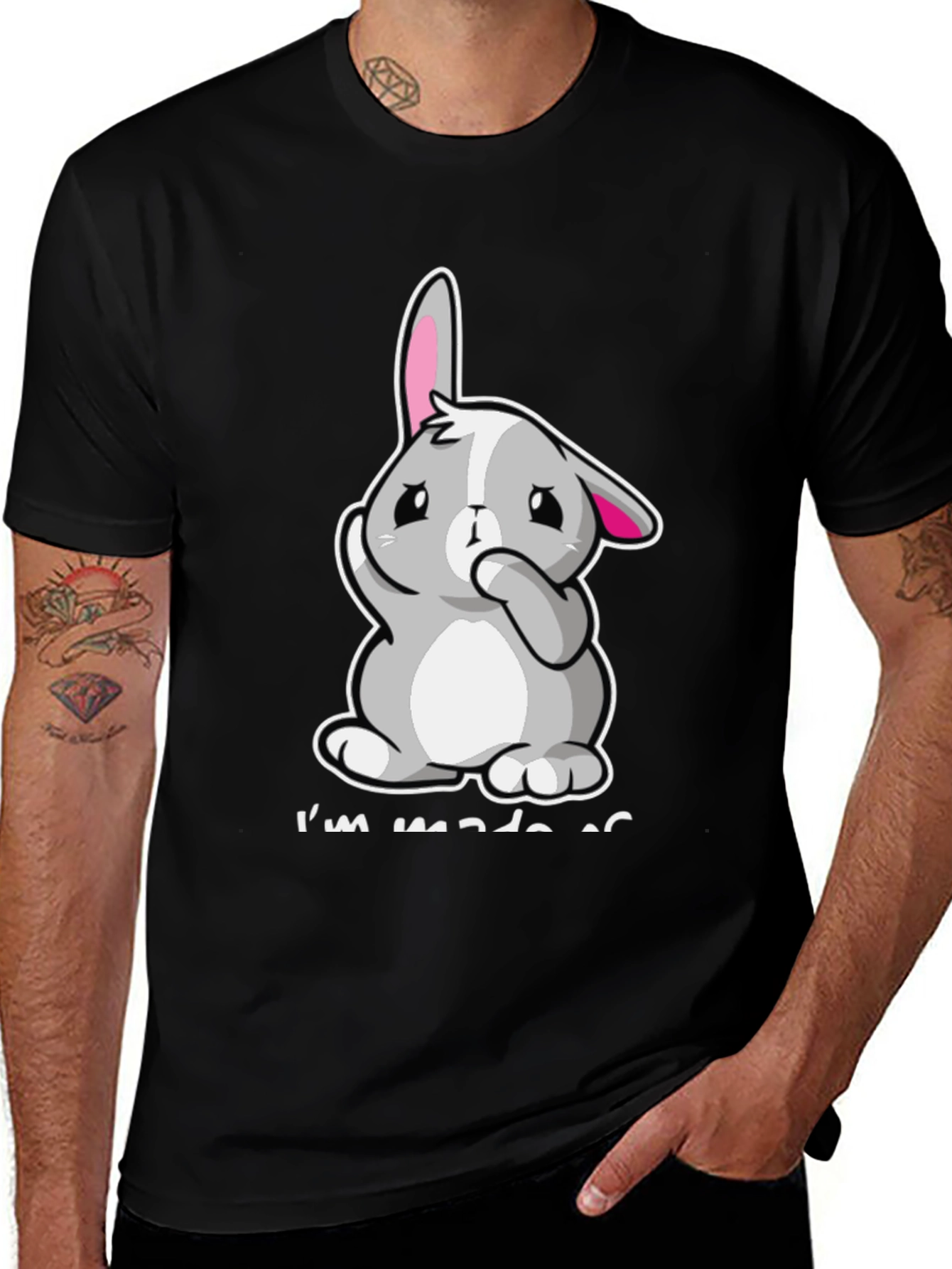 Cute Bunny T-Shirt - Im Made of Sass