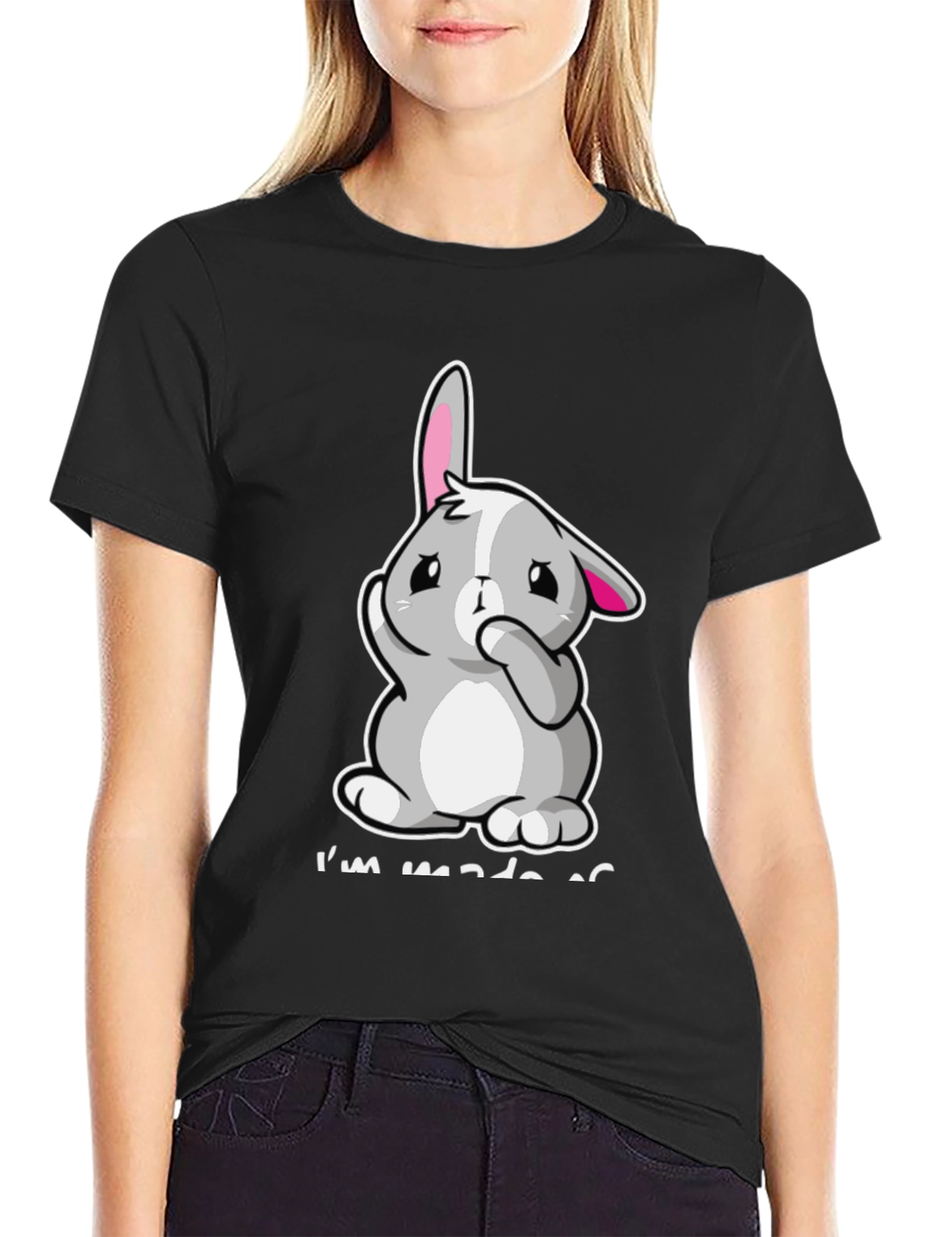 Cute Bunny T-Shirt - Im Made of Sass
