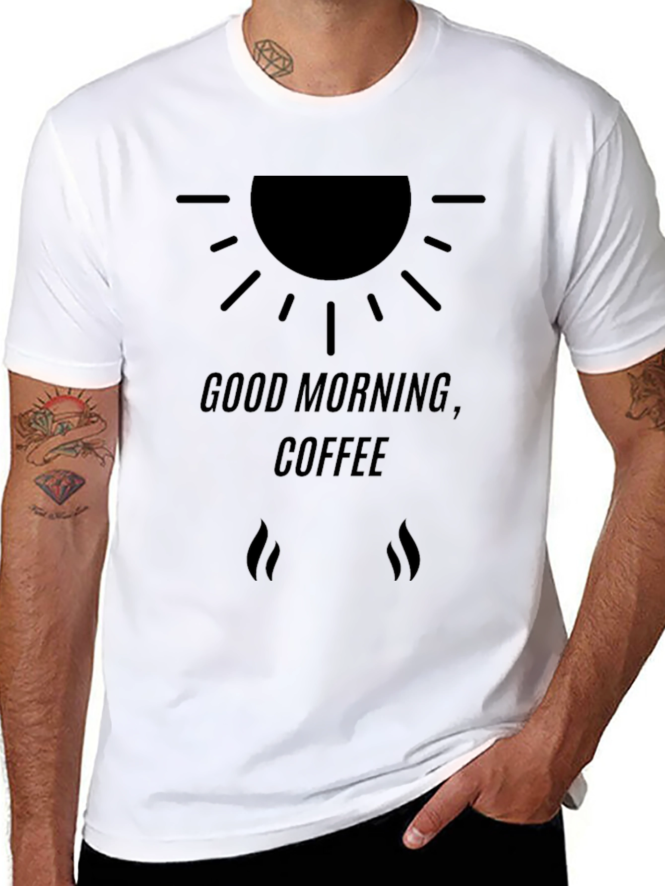 Good Morning Coffee Graphic Tee