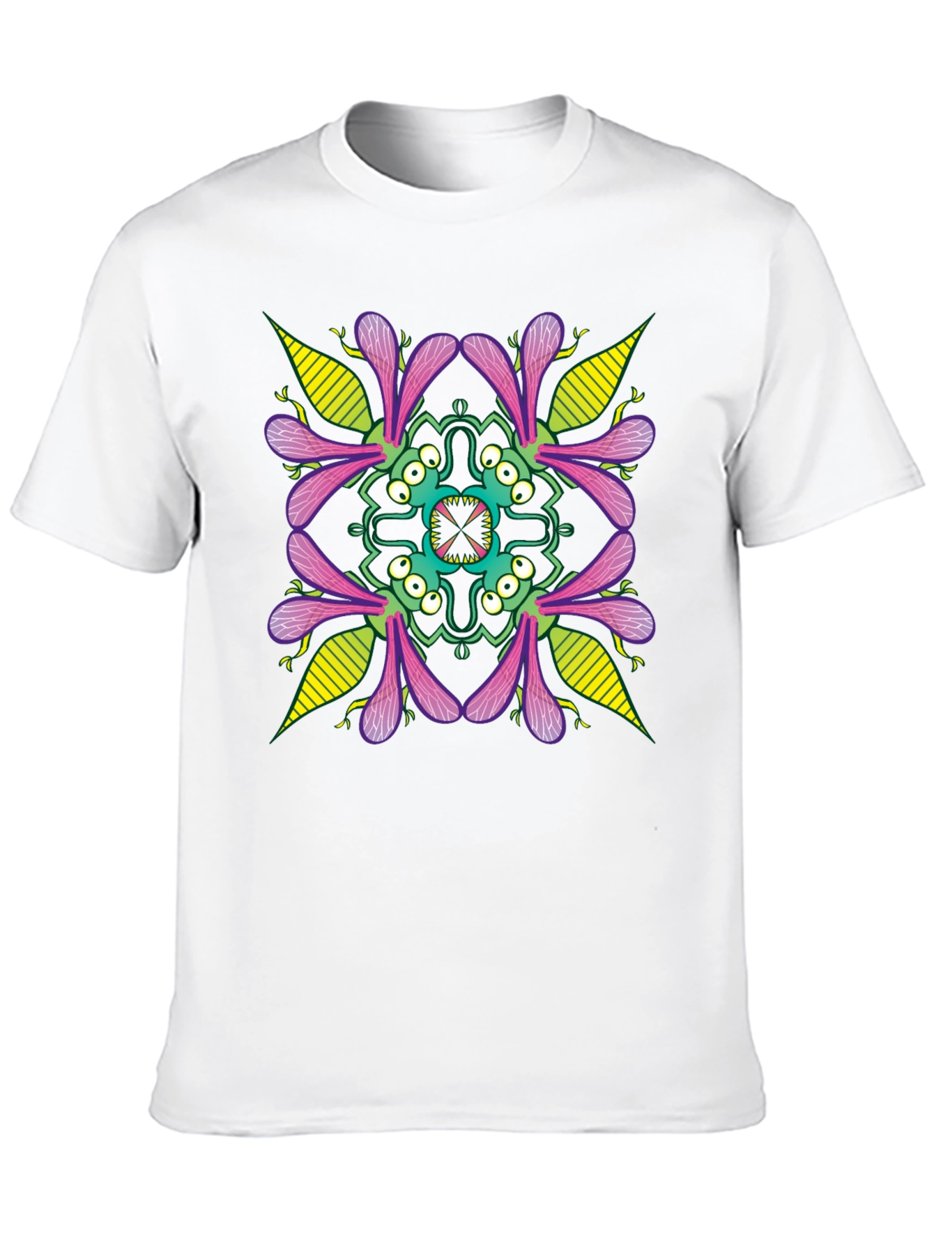 Monster Mandala Graphic Tee - Black