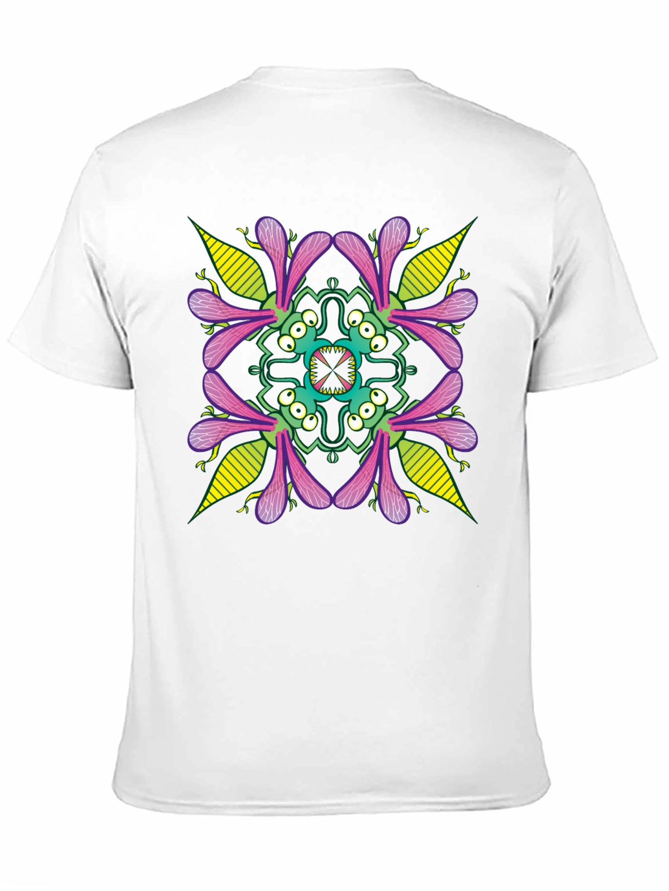 Monster Mandala Graphic Tee - Black