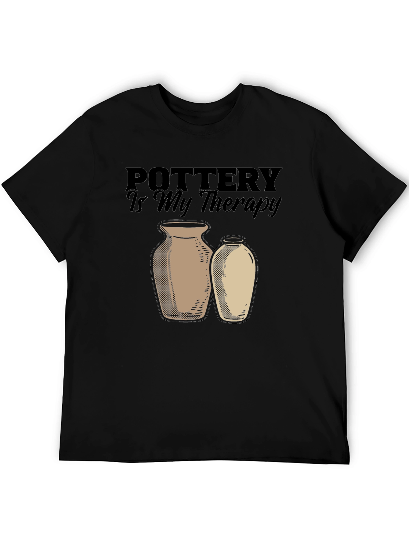 Pottery is My Therapy T-Shirt - Artsy Graphic Tee