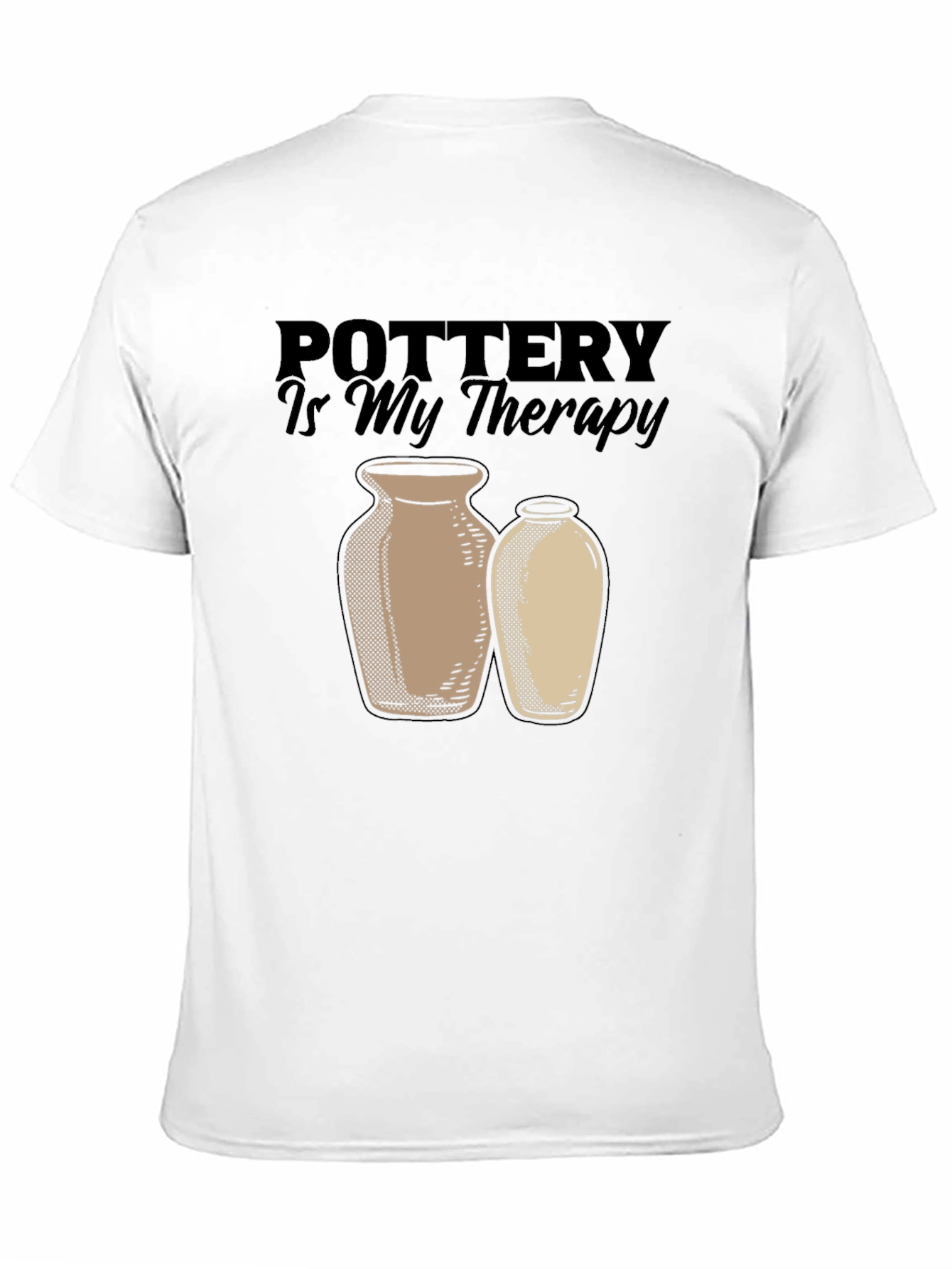 Pottery is My Therapy T-Shirt - Artsy Graphic Tee