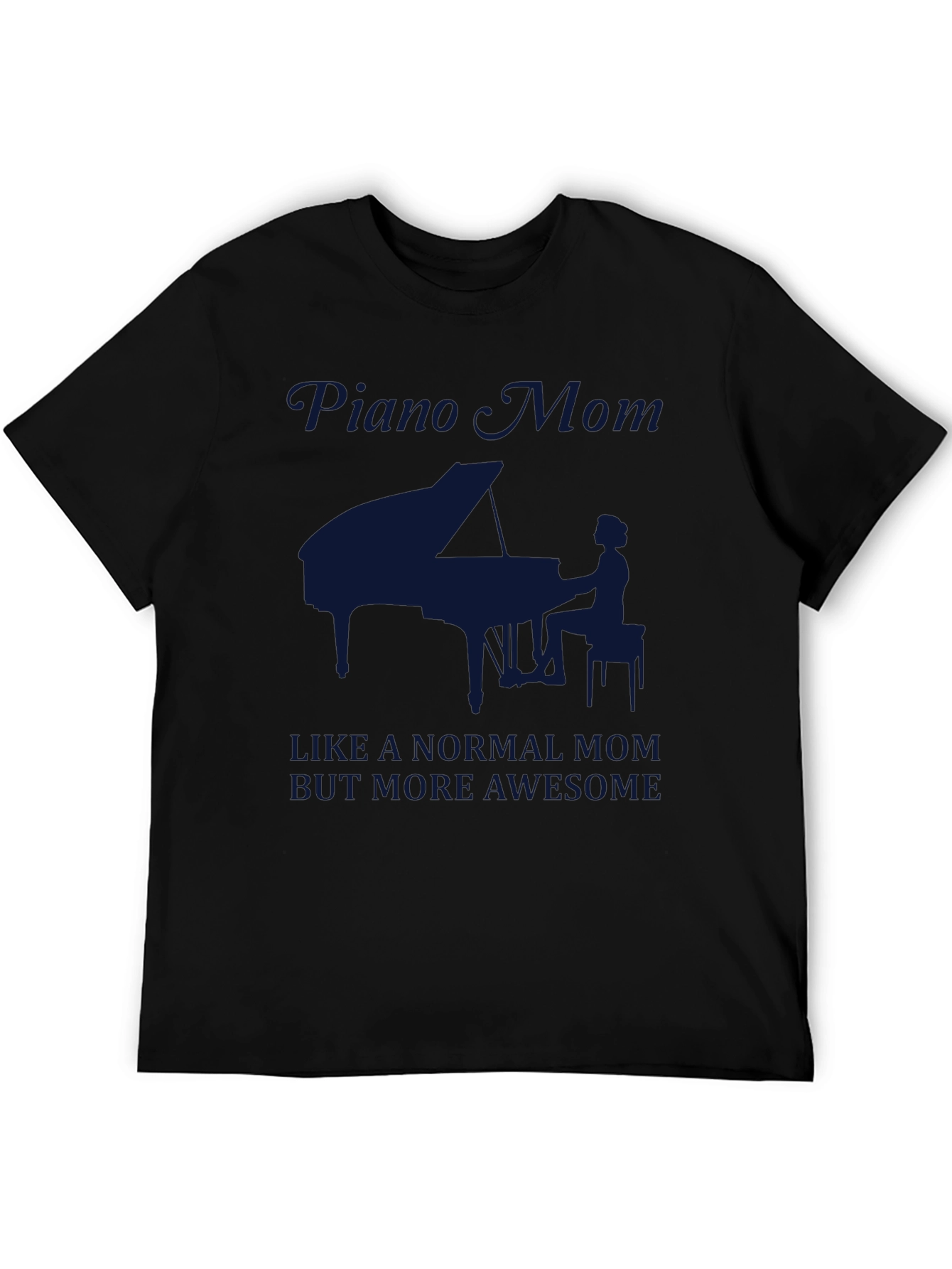 Piano Mom Graphic Tee - Awesome Musician Mother T-Shirt