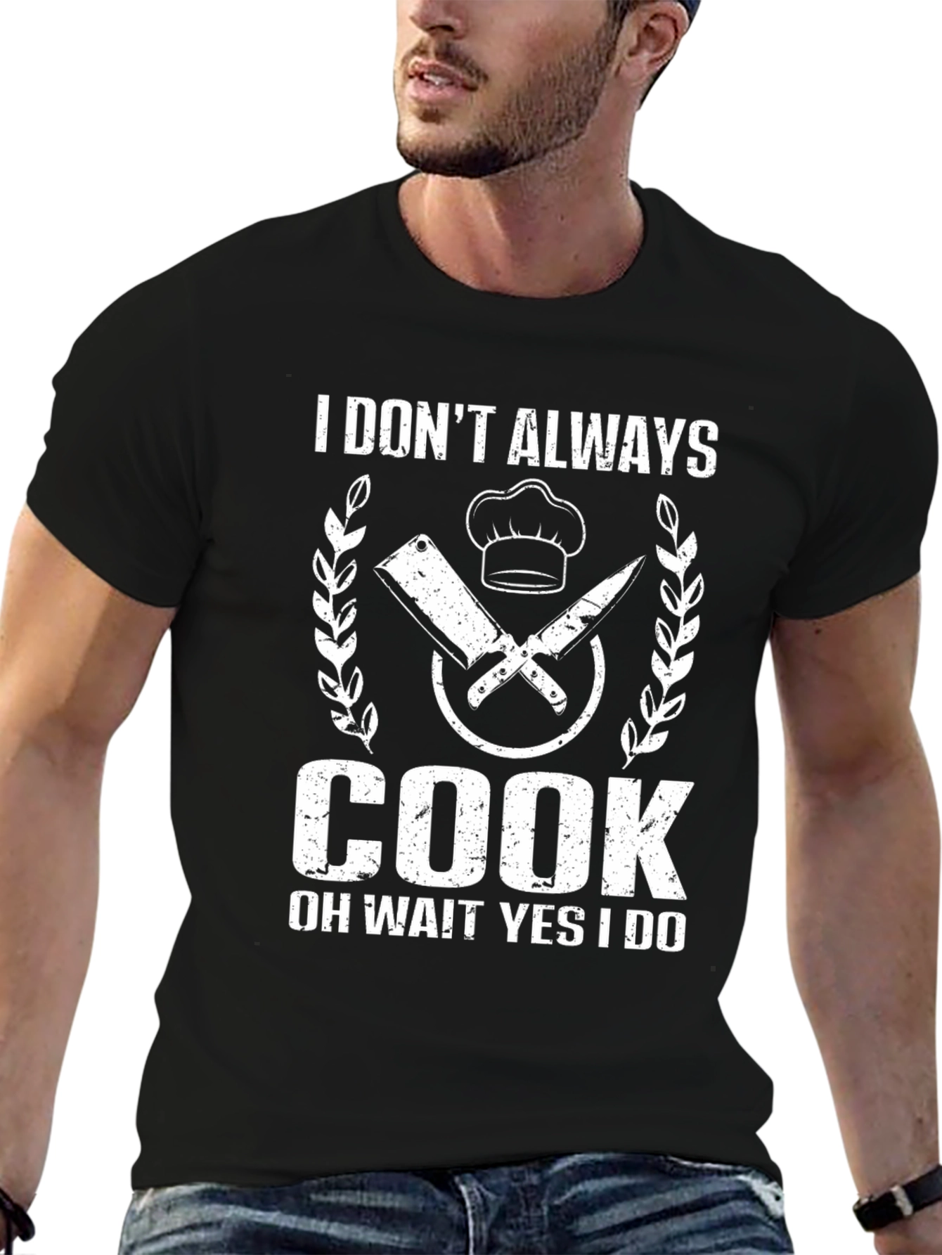 Funny Chef T-Shirt - I Dont Always Cook