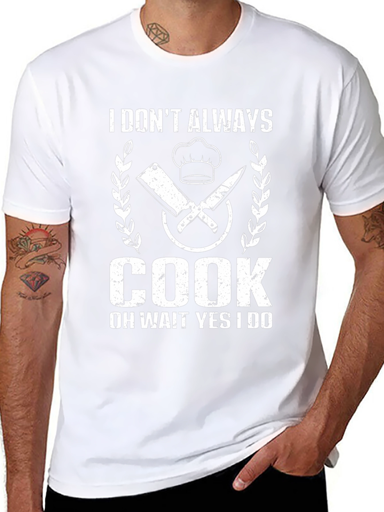 Funny Chef T-Shirt - I Dont Always Cook