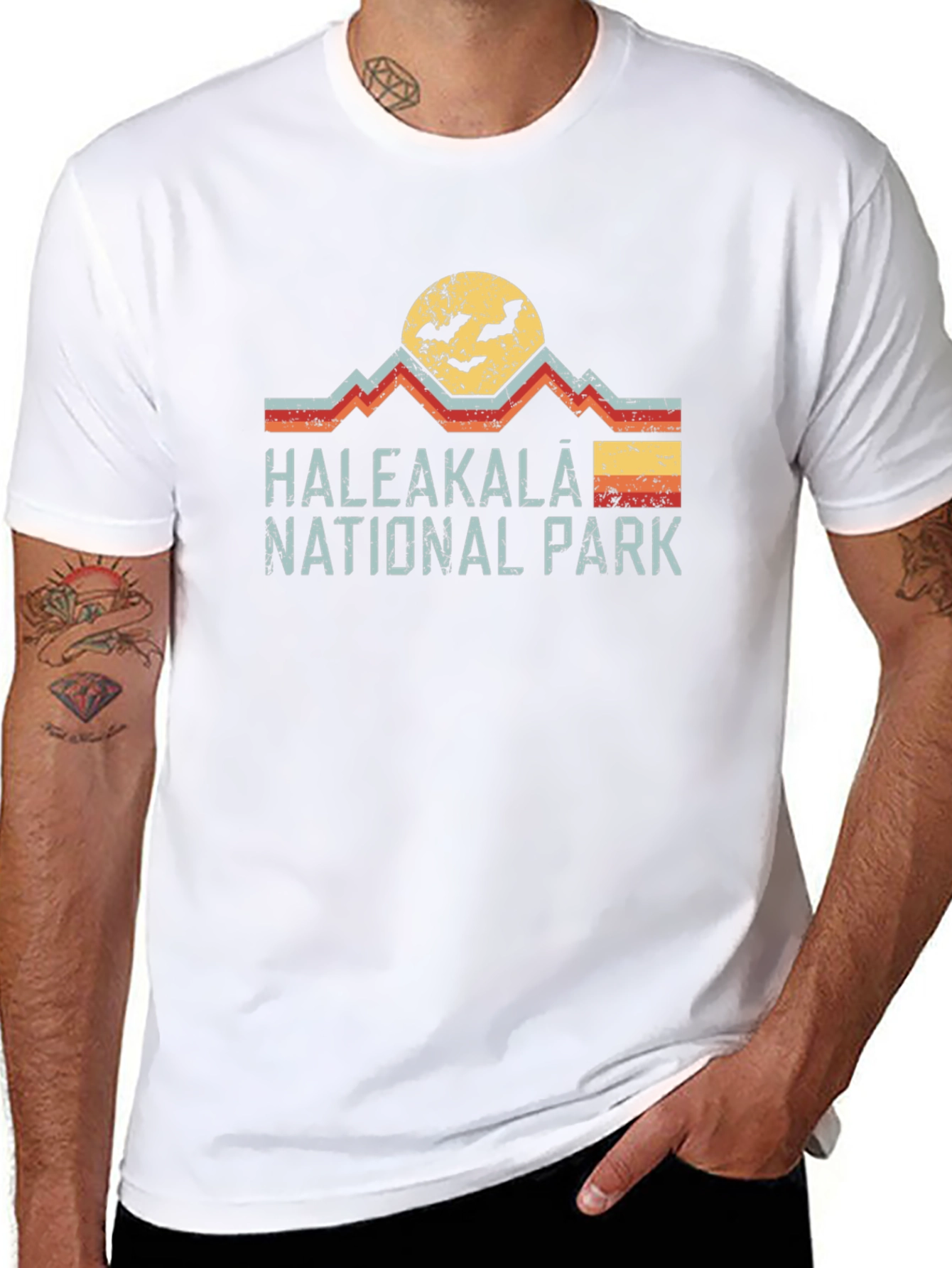 Haleakalā National Park Retro Graphic T-Shirt