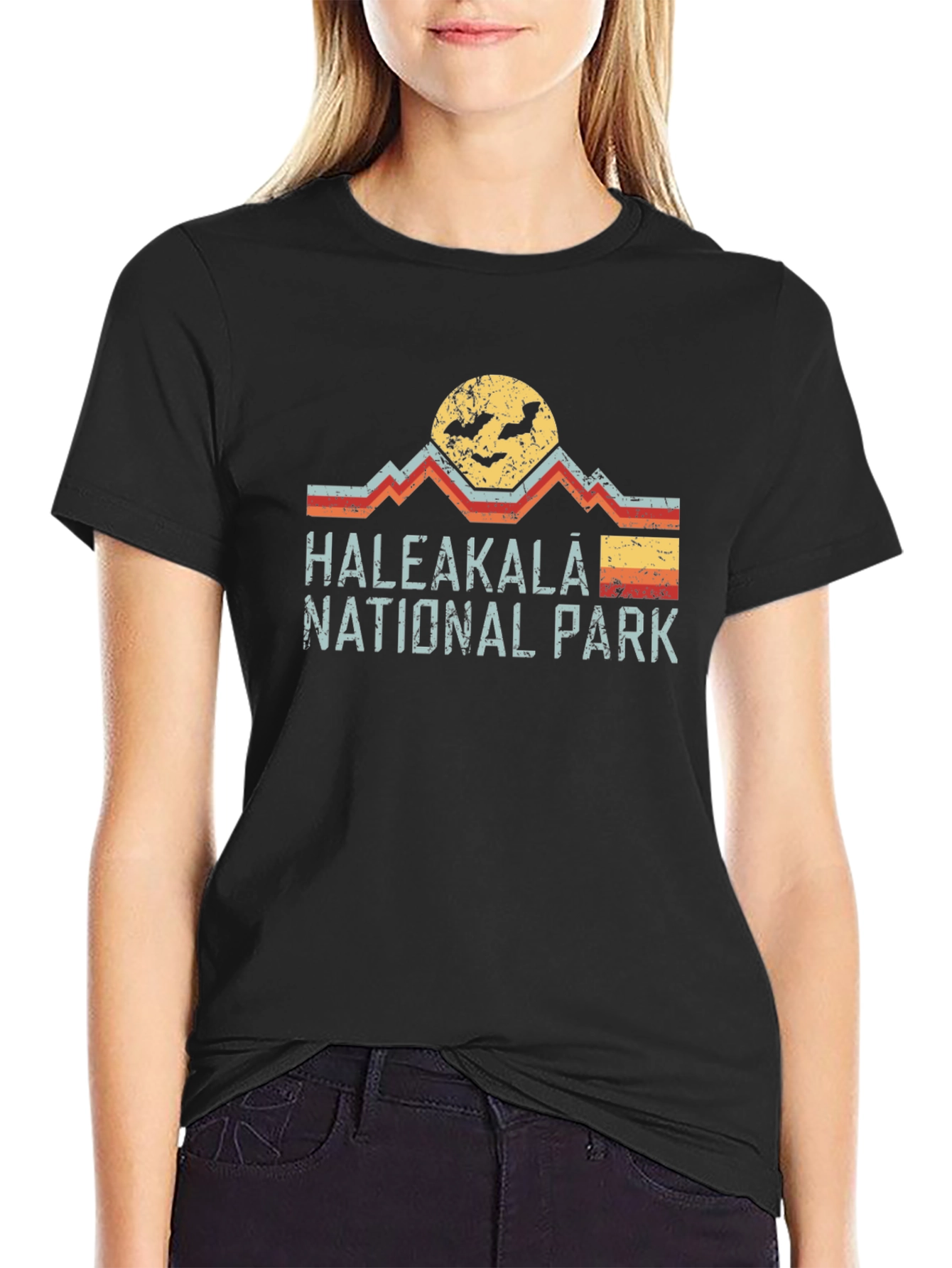 Haleakalā National Park Retro Graphic T-Shirt
