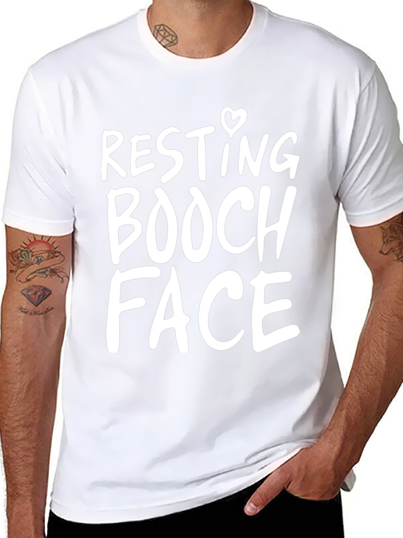 Resting Booch Face T-Shirt - Funny Graphic Tee