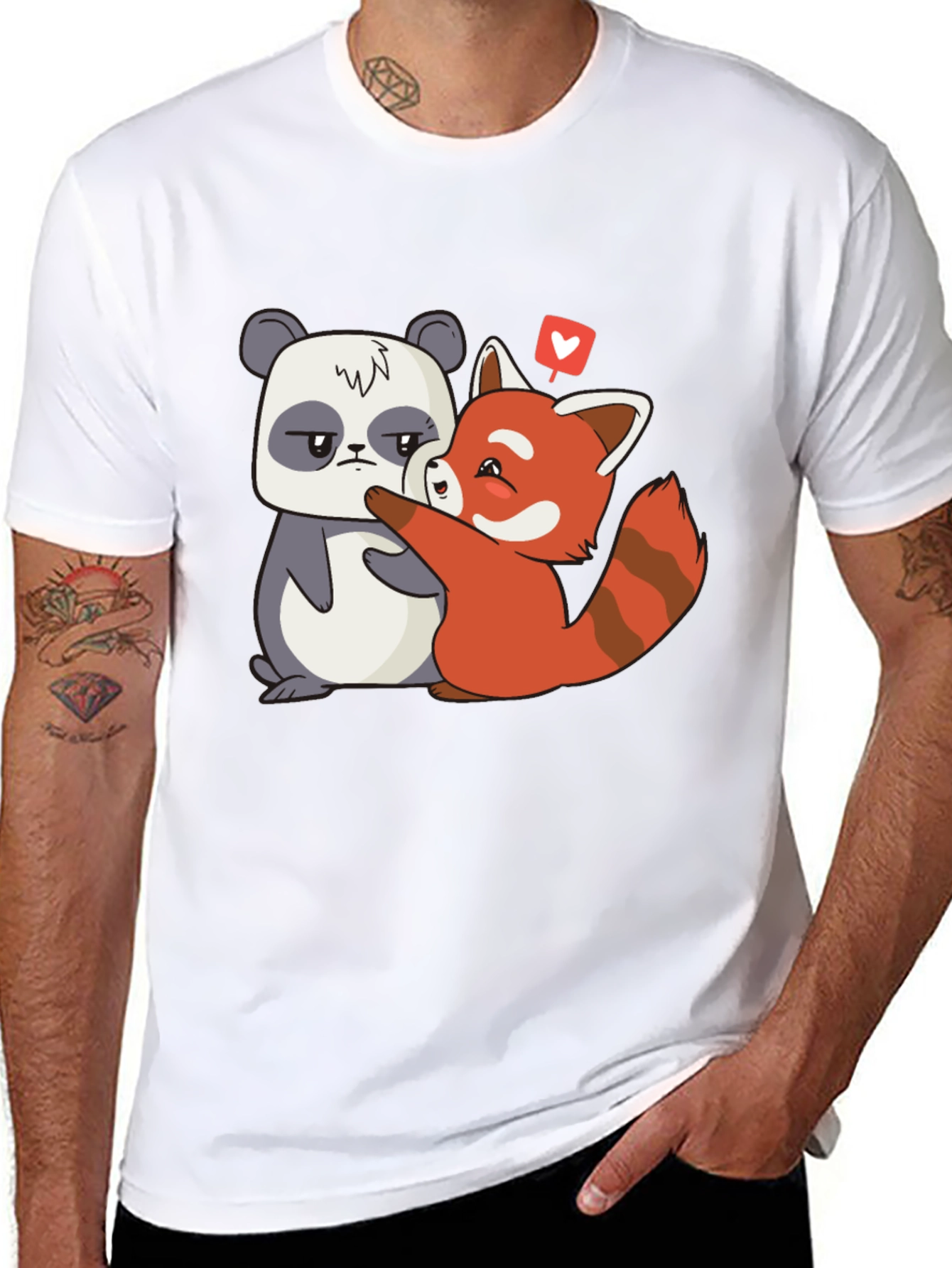 Panda & Red Panda Love T-Shirt