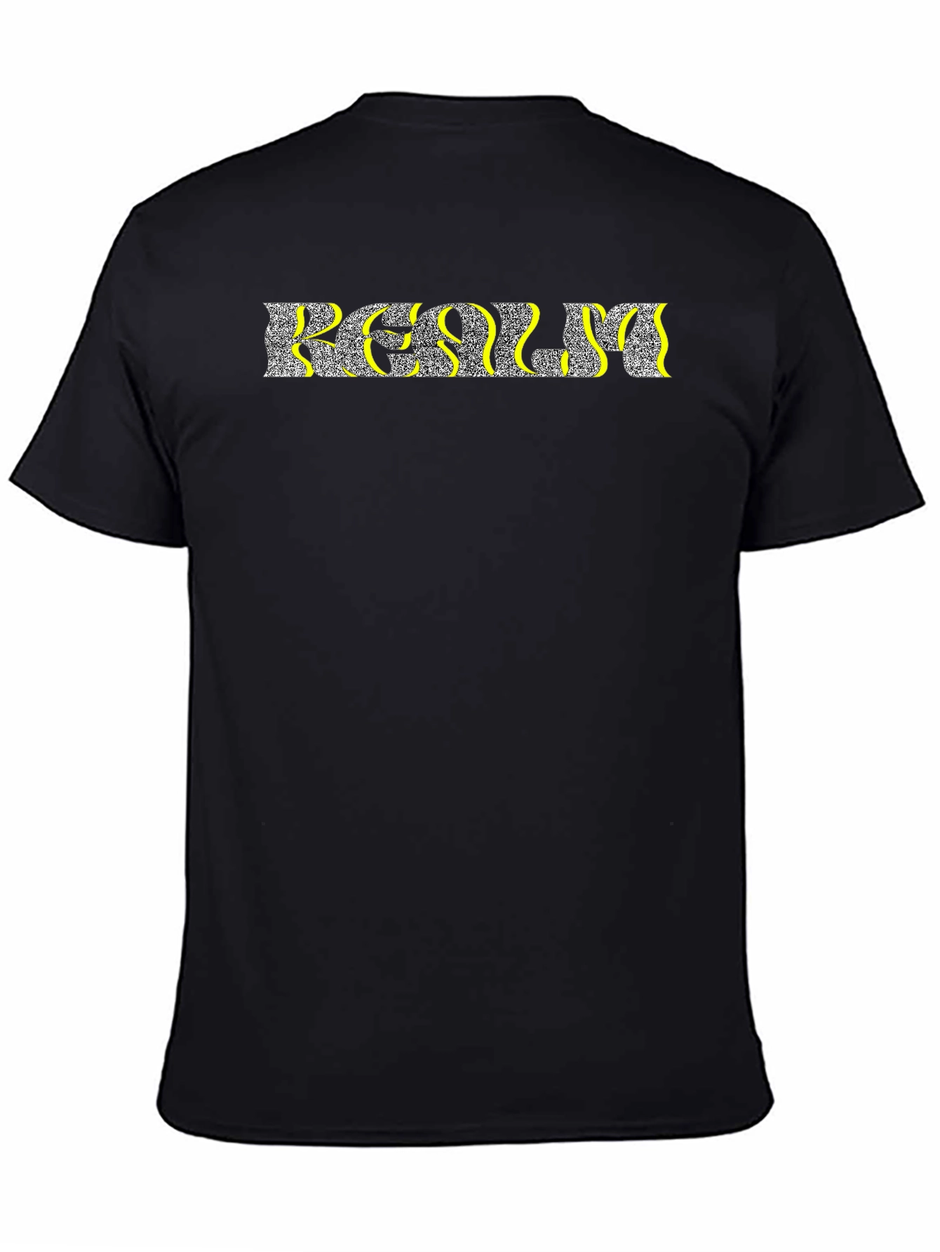 Realm Graphic Print Black T-Shirt
