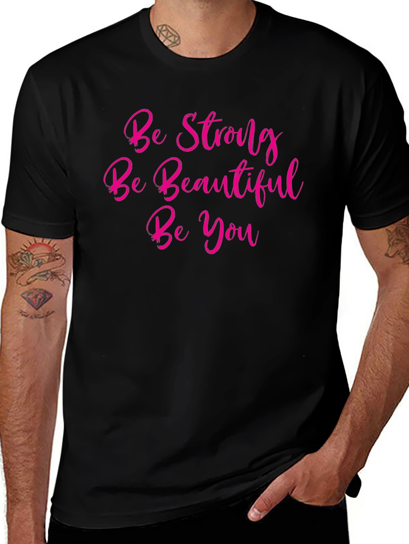Inspirational Tee: Be Strong Beautiful You!
