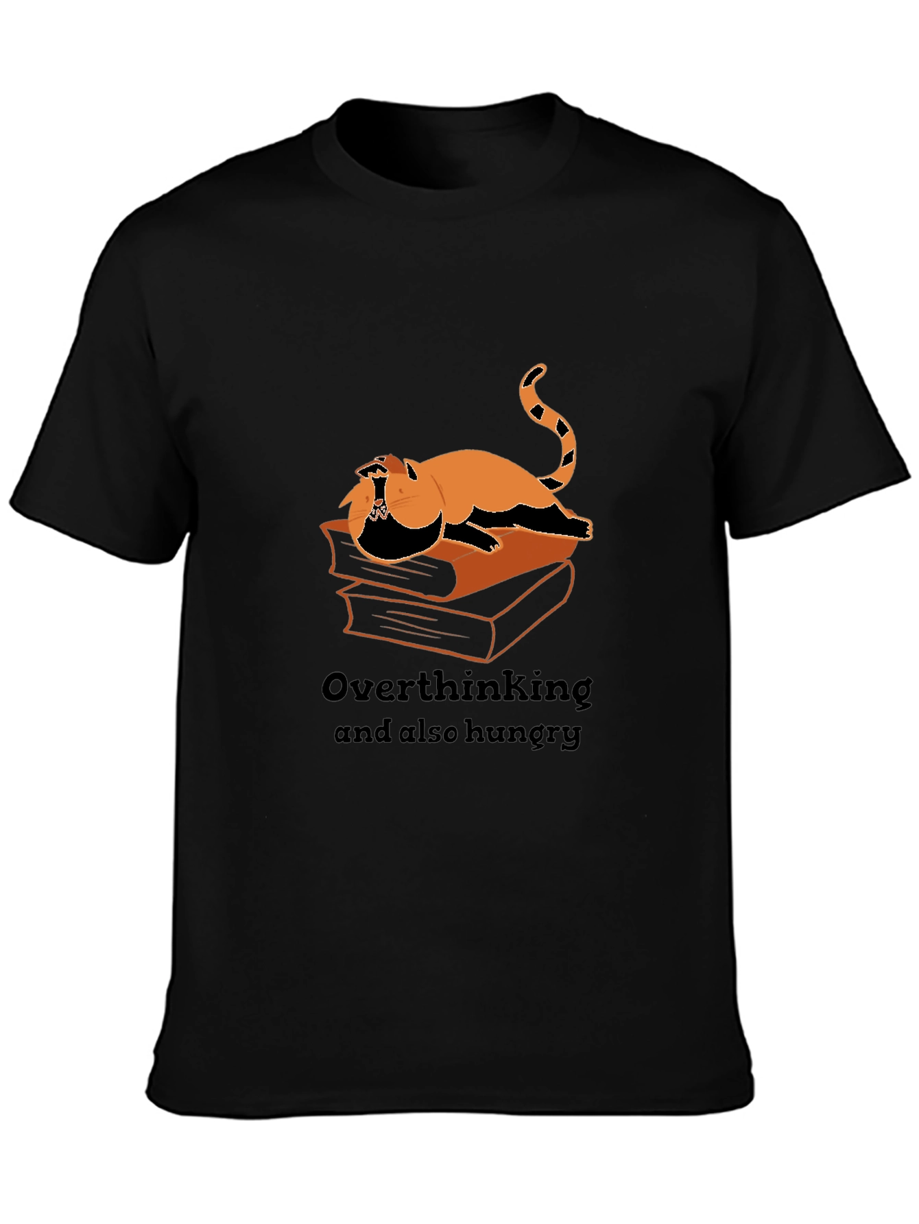 Overthinking Hungry Cat T-Shirt