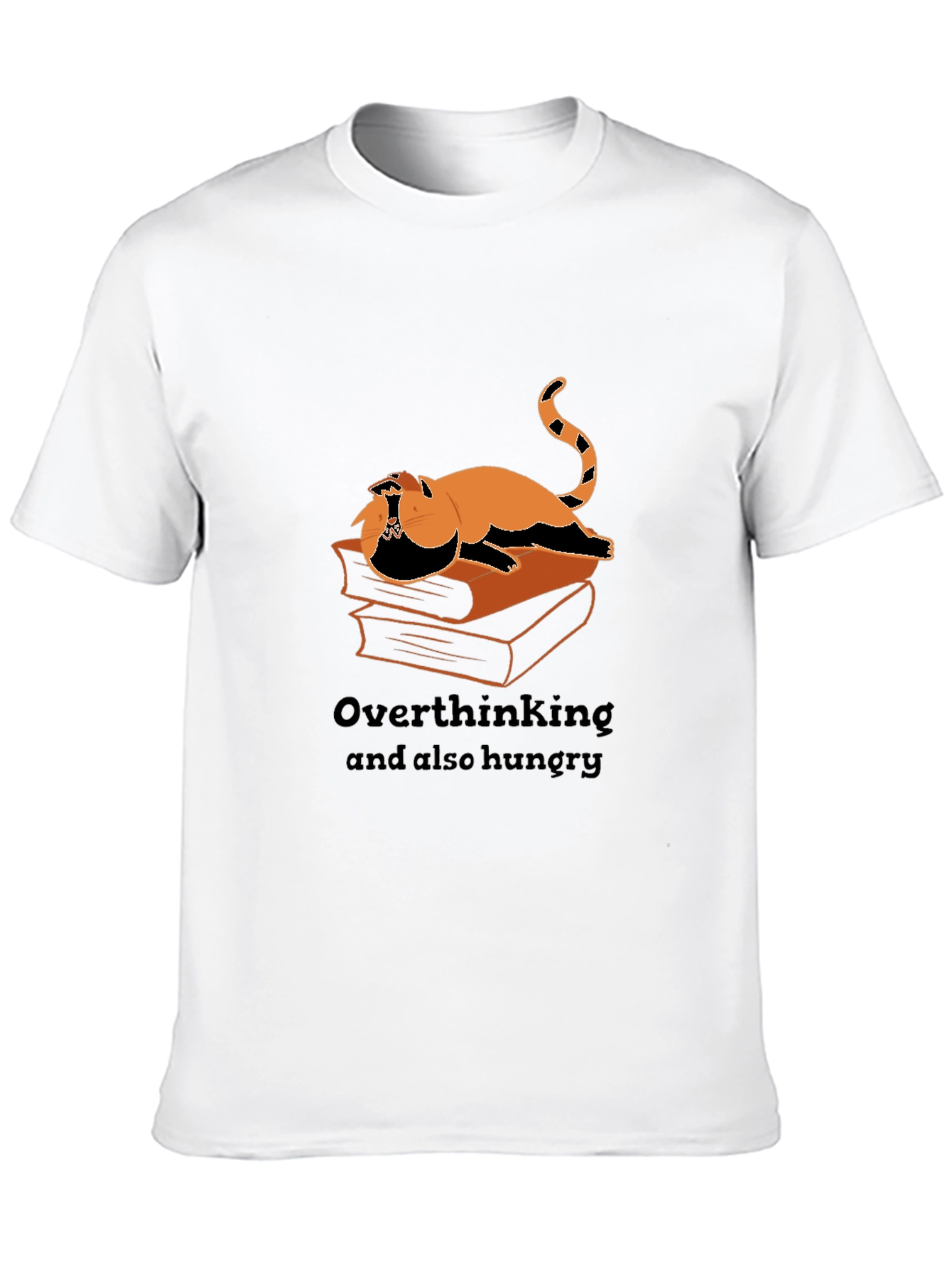 Overthinking Hungry Cat T-Shirt