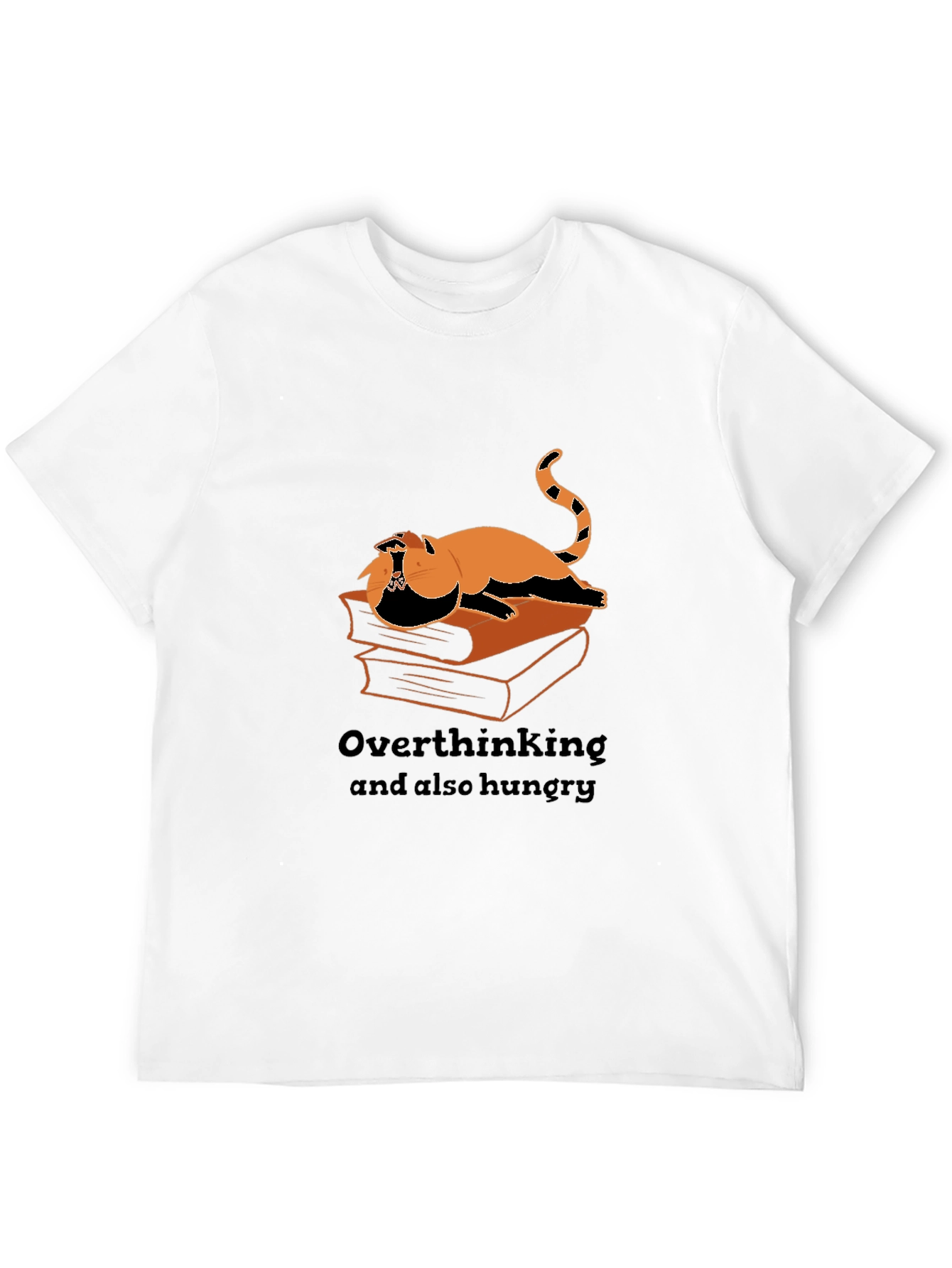 Overthinking Hungry Cat T-Shirt