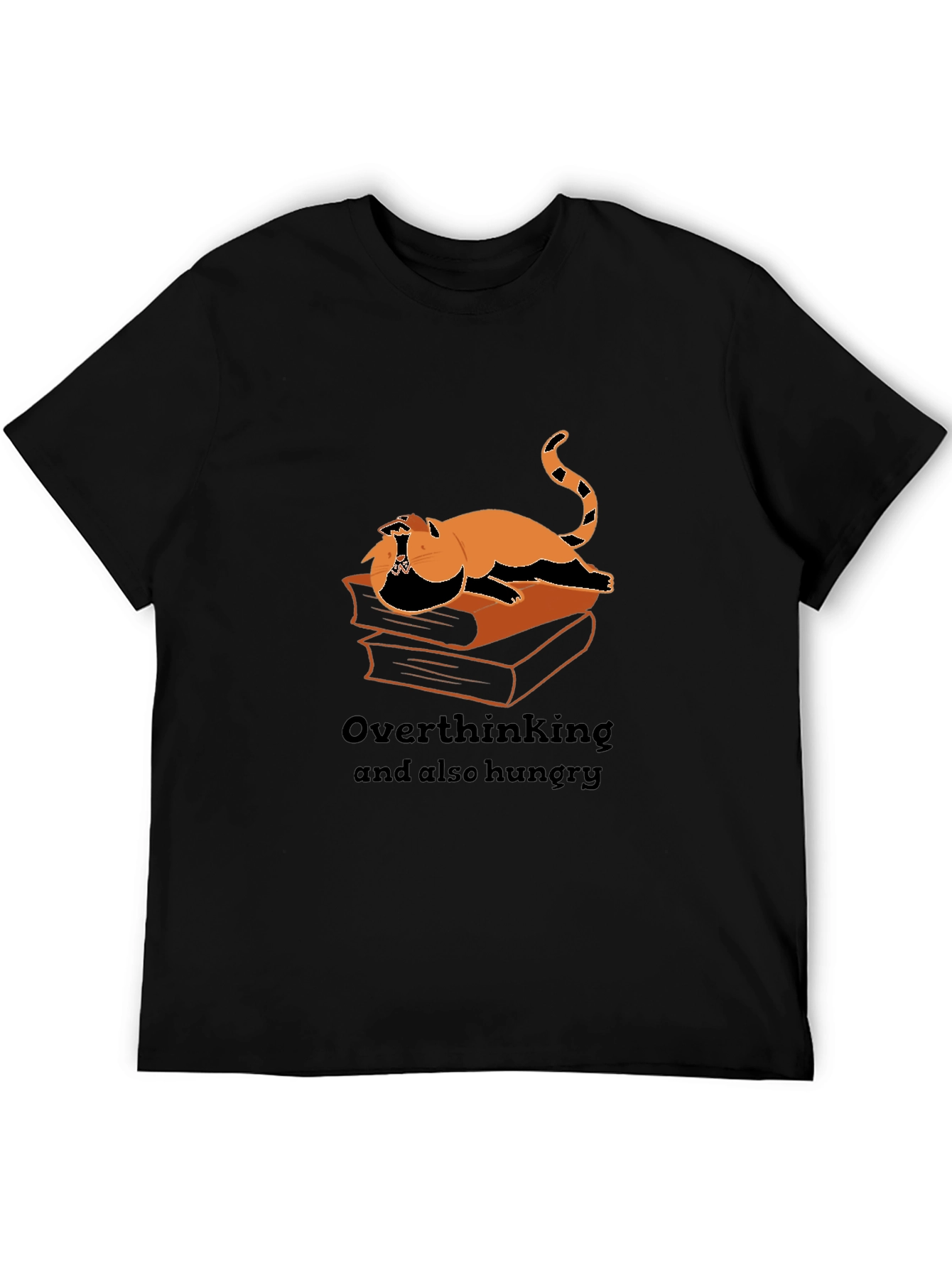 Overthinking Hungry Cat T-Shirt