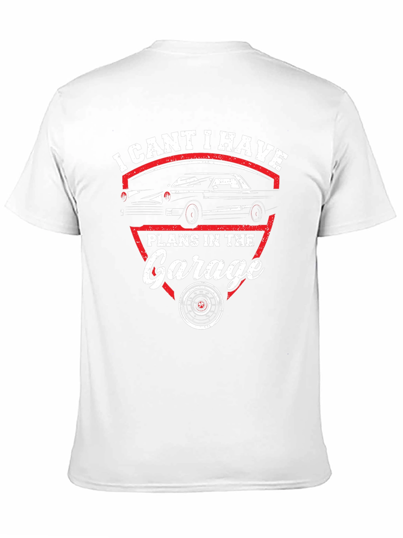 Garage Plans Graphic Tee - Mechanic Shirt
